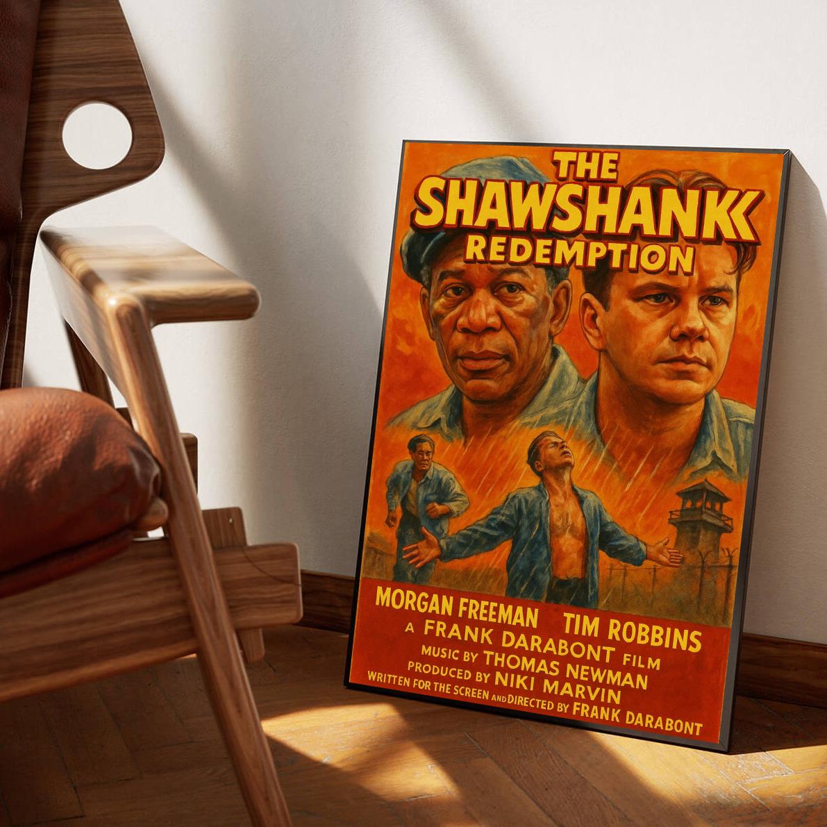 The Shawshank Redemption Art Text poster sfeerbeeld 1