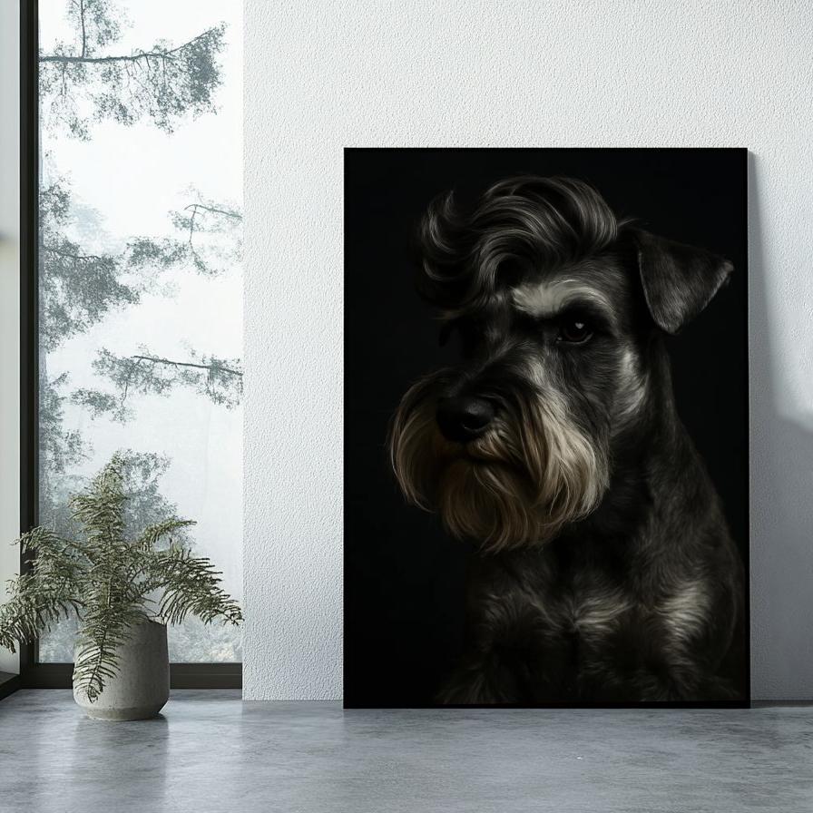 Schnauzer Dog poster sfeerbeeld 1
