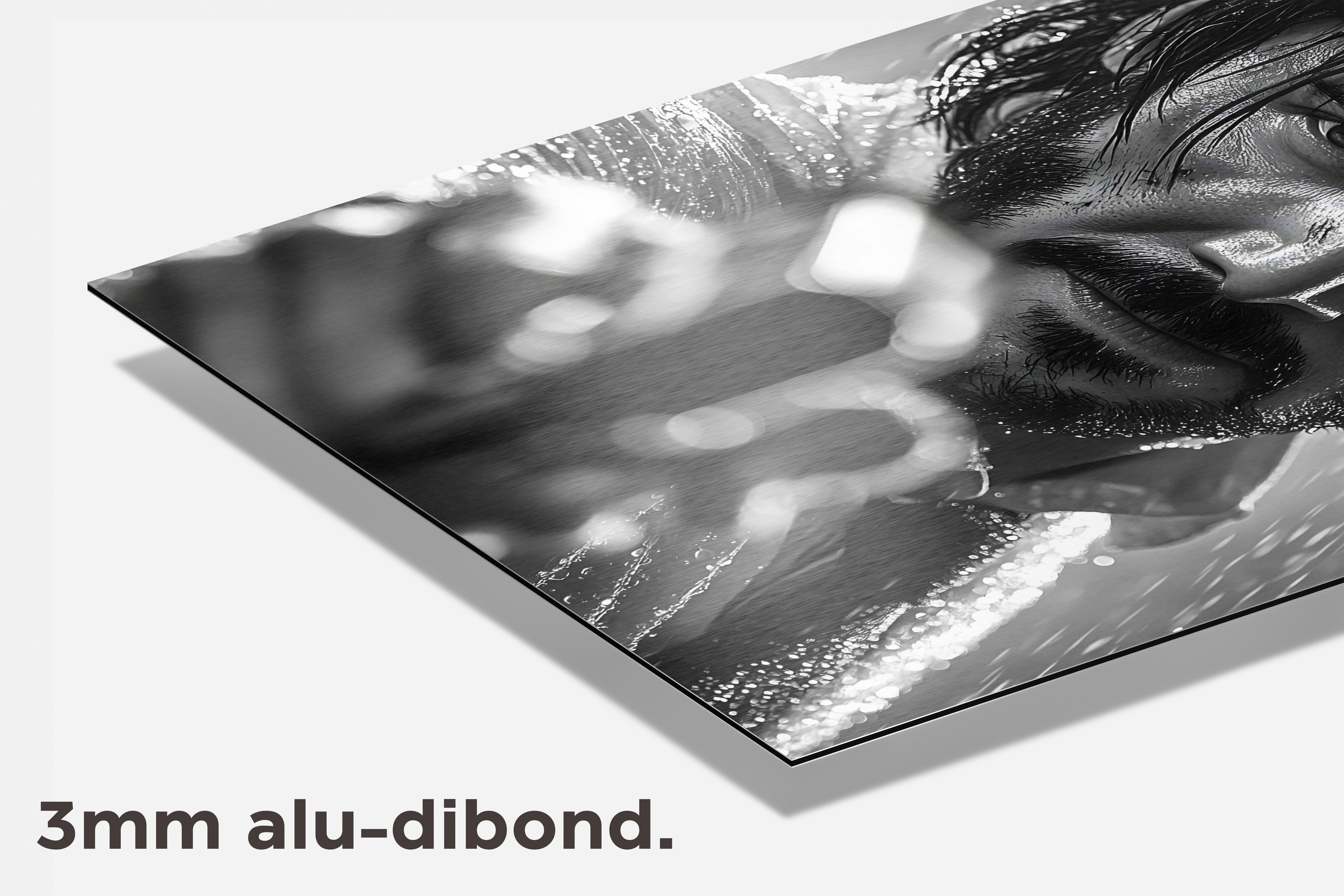 Keanu Reeves dibond detail