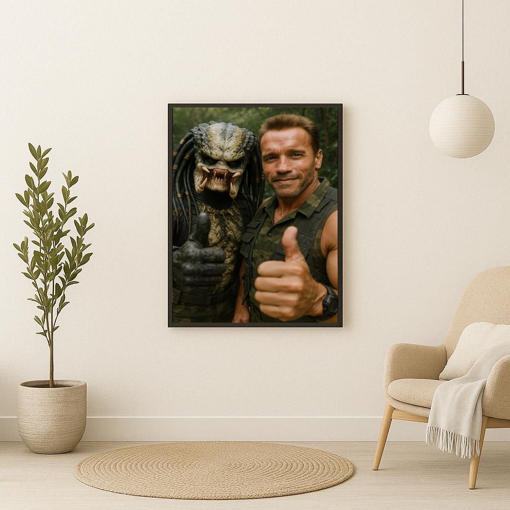 Arnold Schwarzenegger Predator poster sfeerbeeld 2
