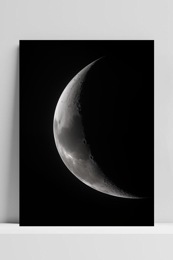 Halve Maan op 3mm aluminium dibond