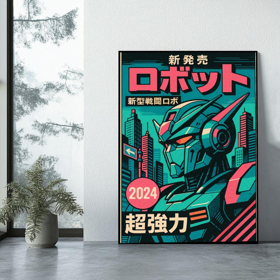 Robot Manga poster sfeerbeeld 1
