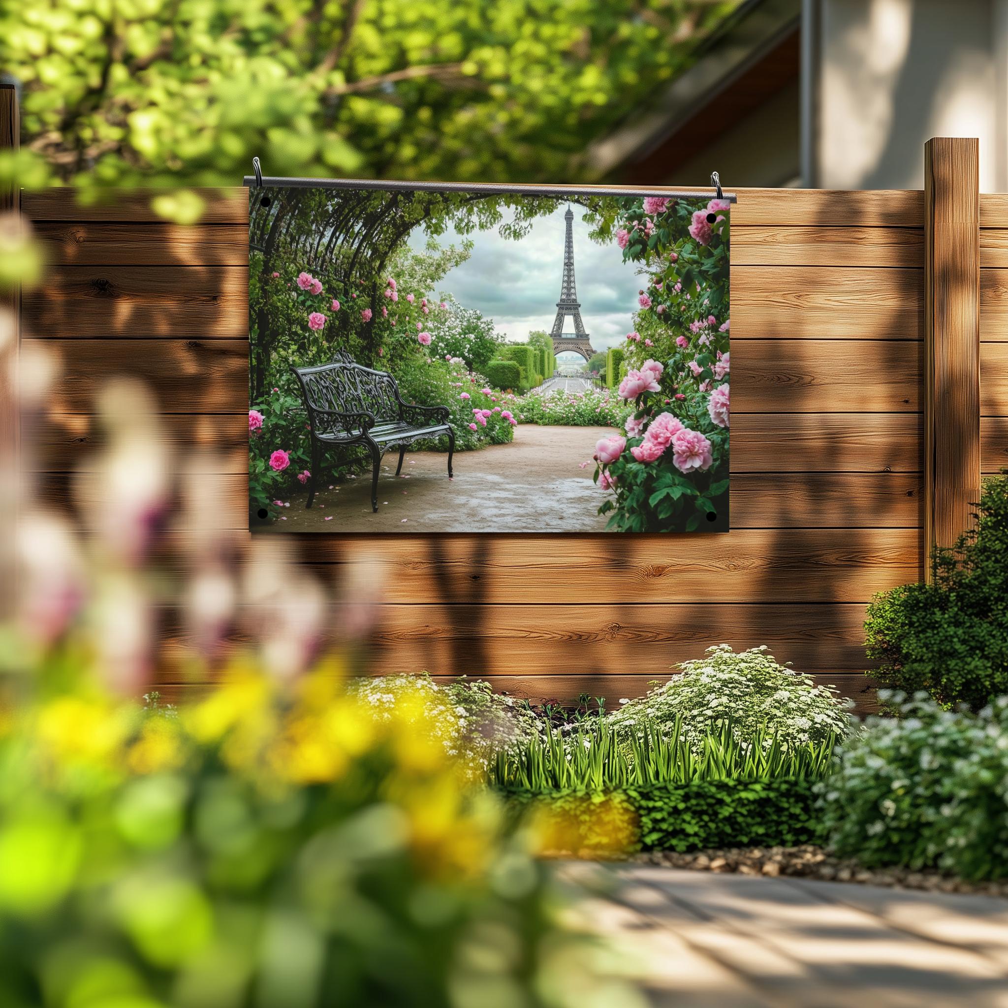 Tuinposter Eiffeltoren sfeerbeeld 2