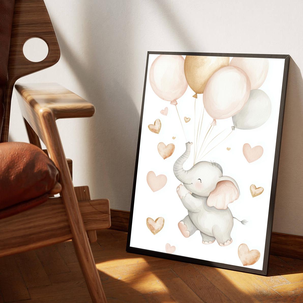 Elephant Balloon poster van 25 Artstreet