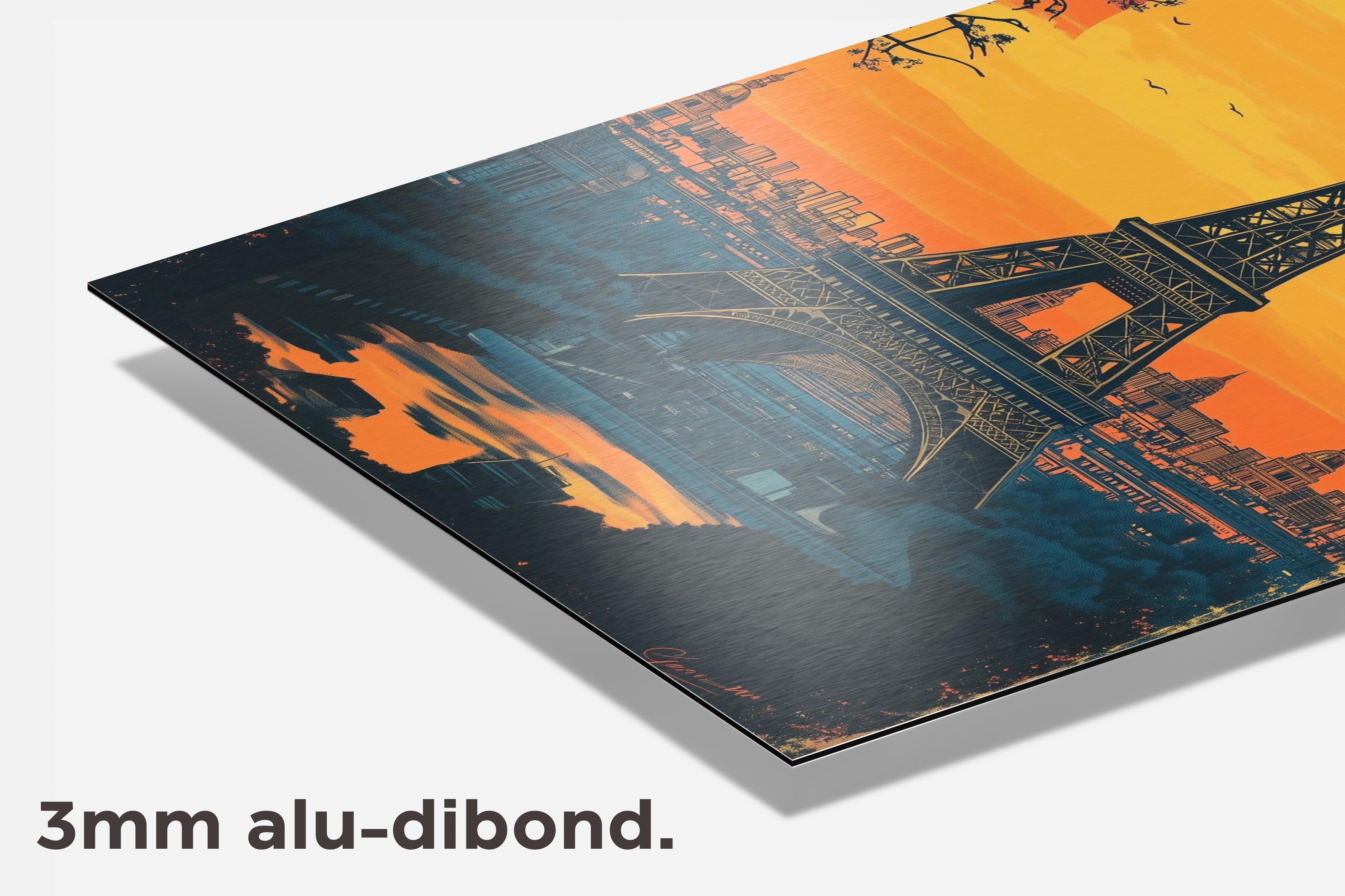 Parijs dibond detail