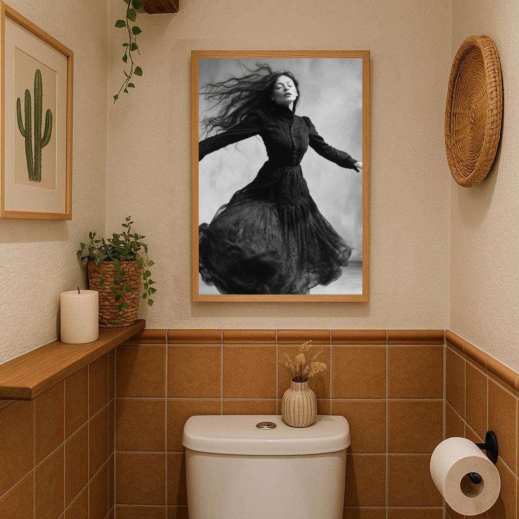 Dancing Woman B&W poster sfeerbeeld 3