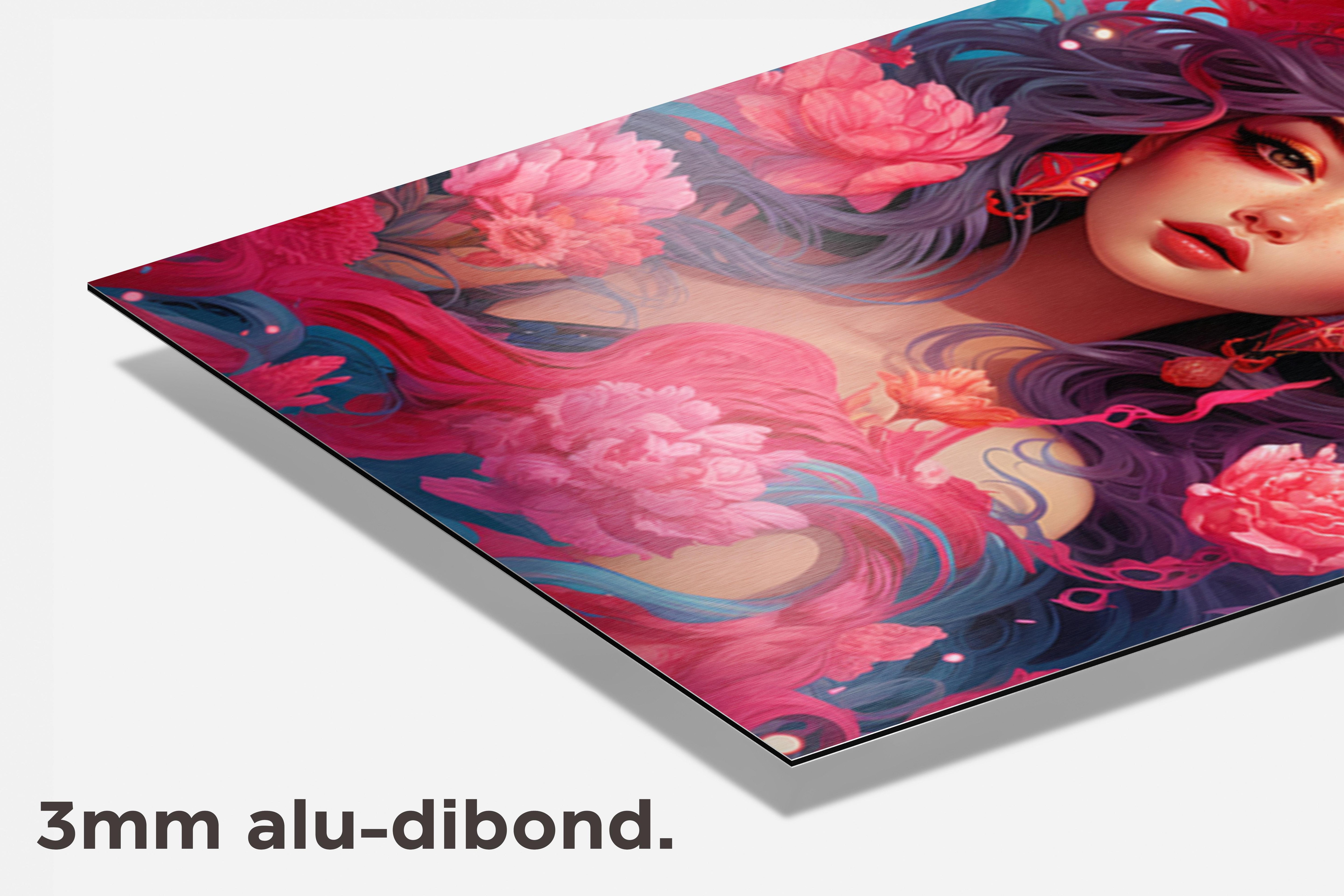 Bloemenprinses dibond detail