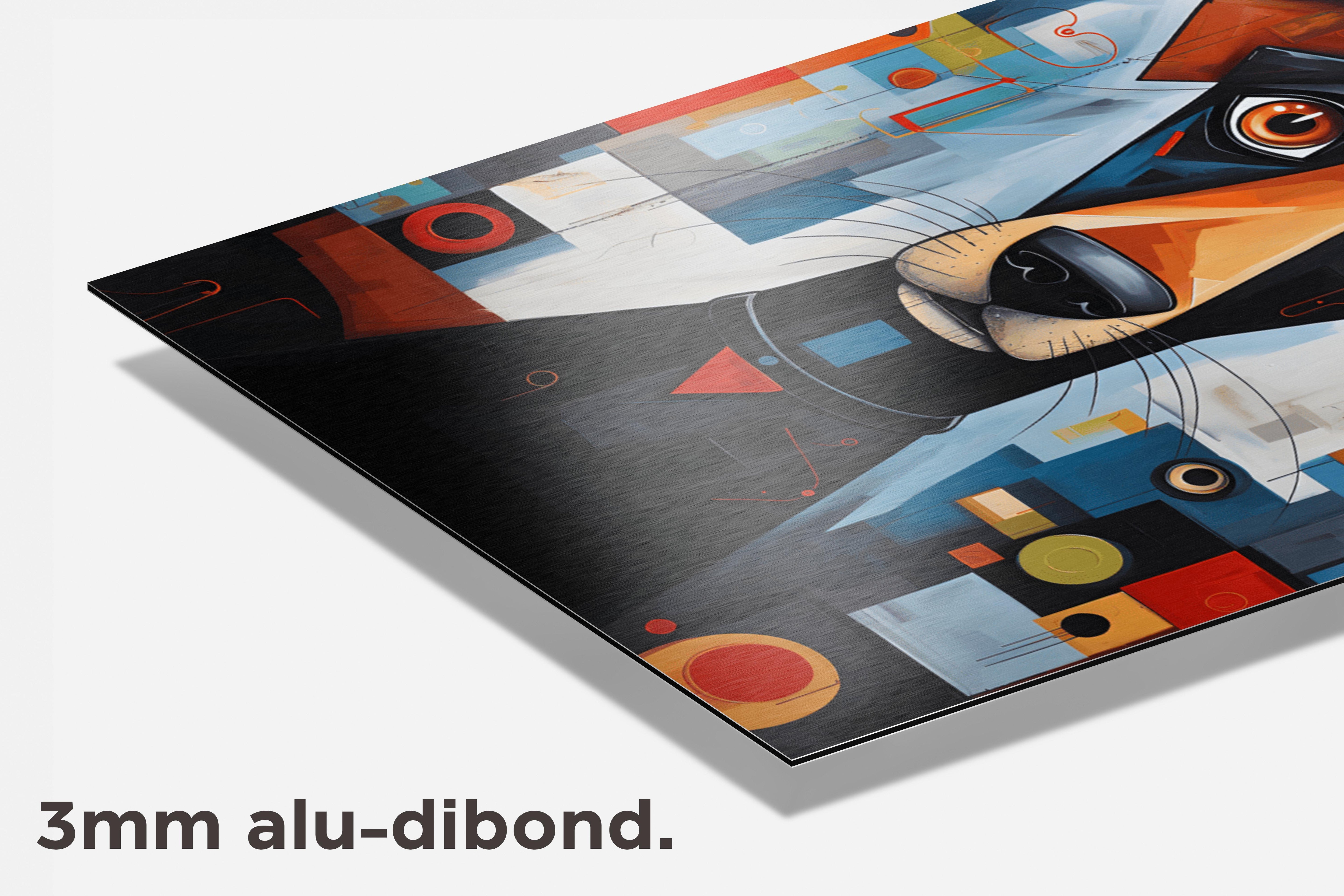 Hond dibond detail