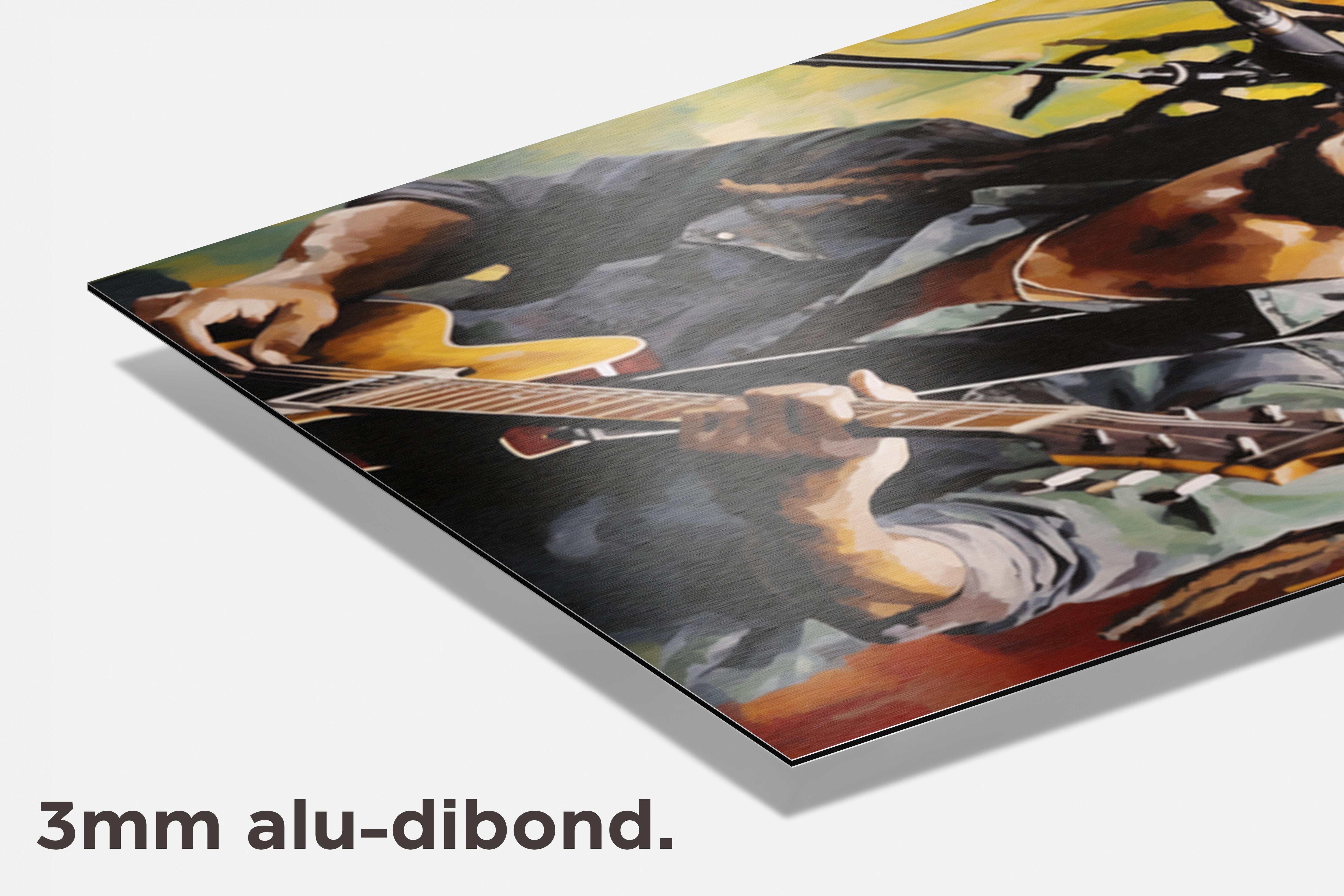 Bob Marley dibond detail