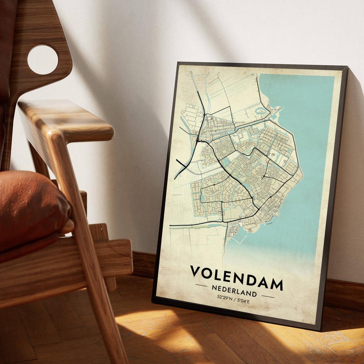 Volendam Vintage poster sfeerbeeld 1