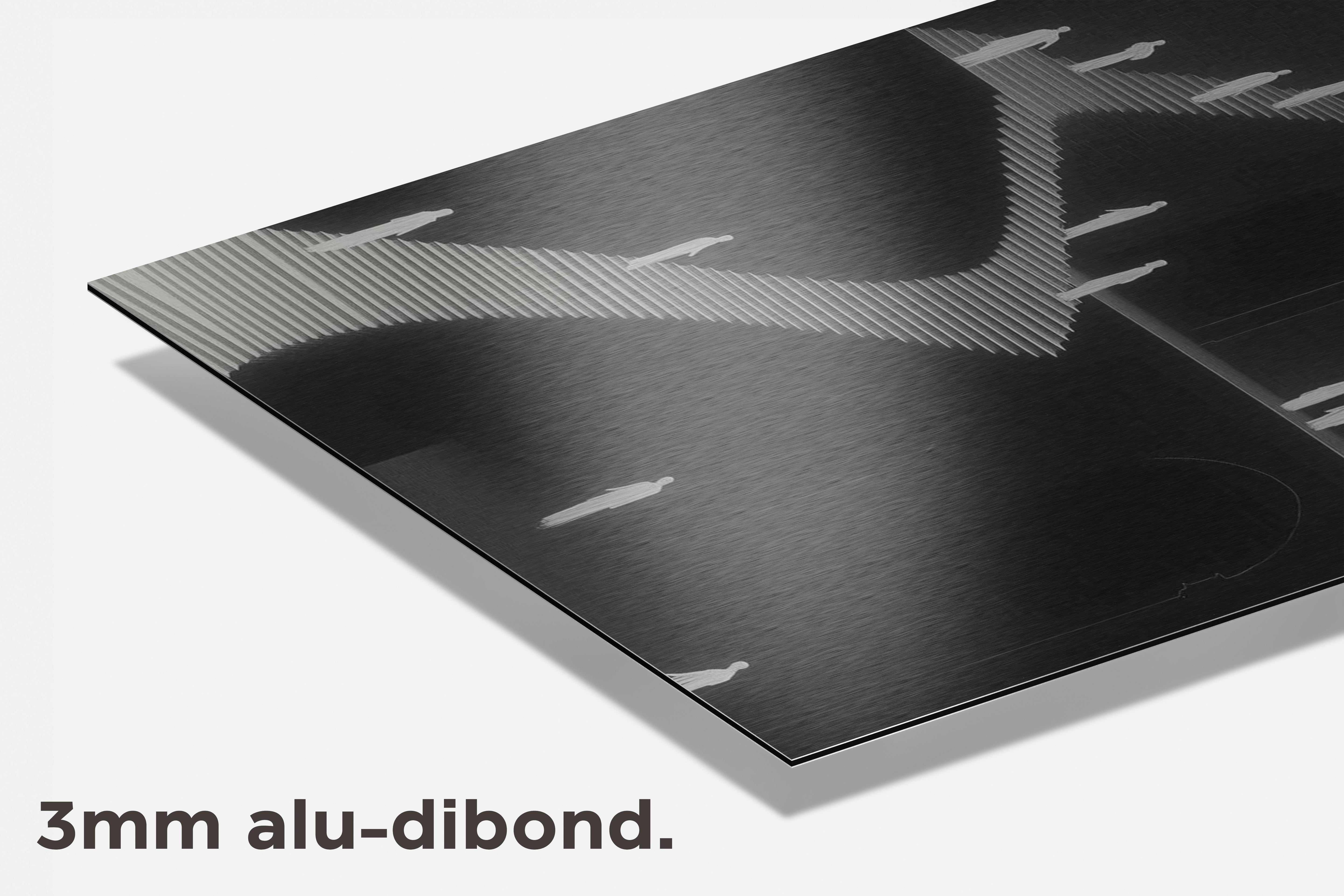 Trappen dibond detail