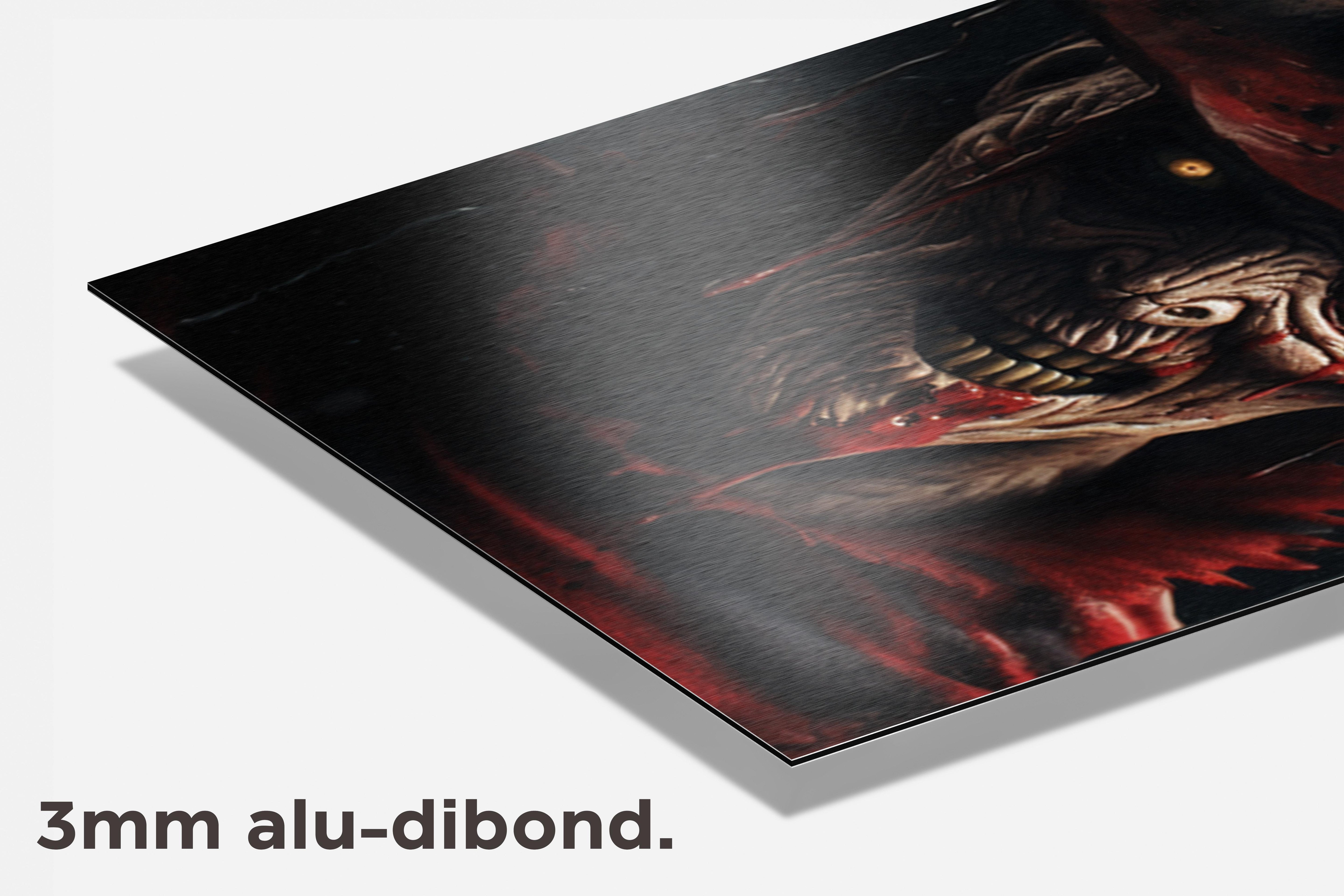 Halloween Freddy Krueger dibond detail