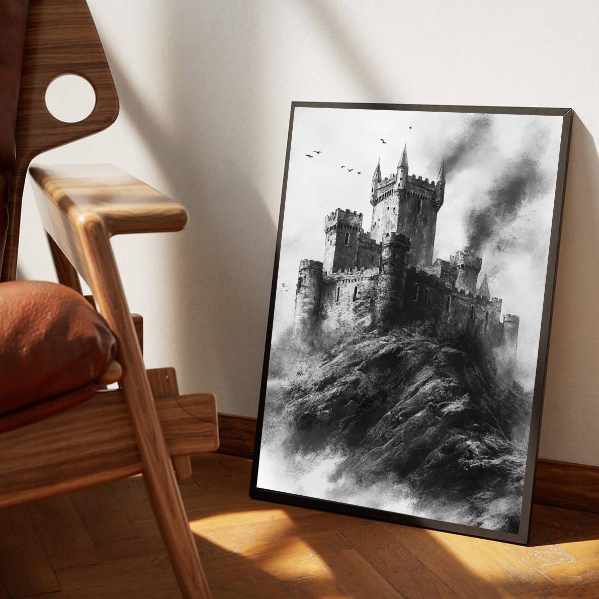 Castle B&W poster sfeerbeeld 3