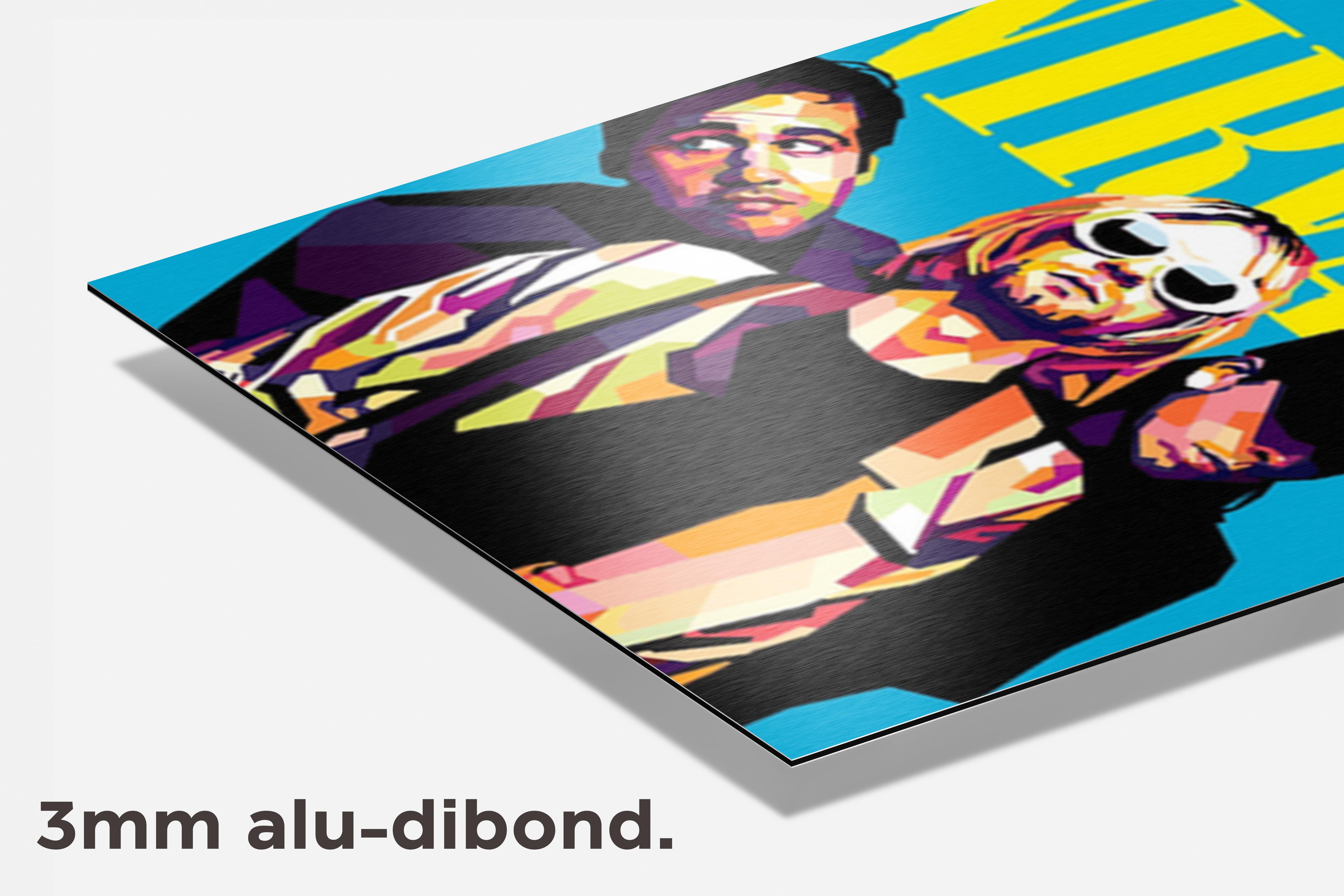 Nirvana Poster dibond detail