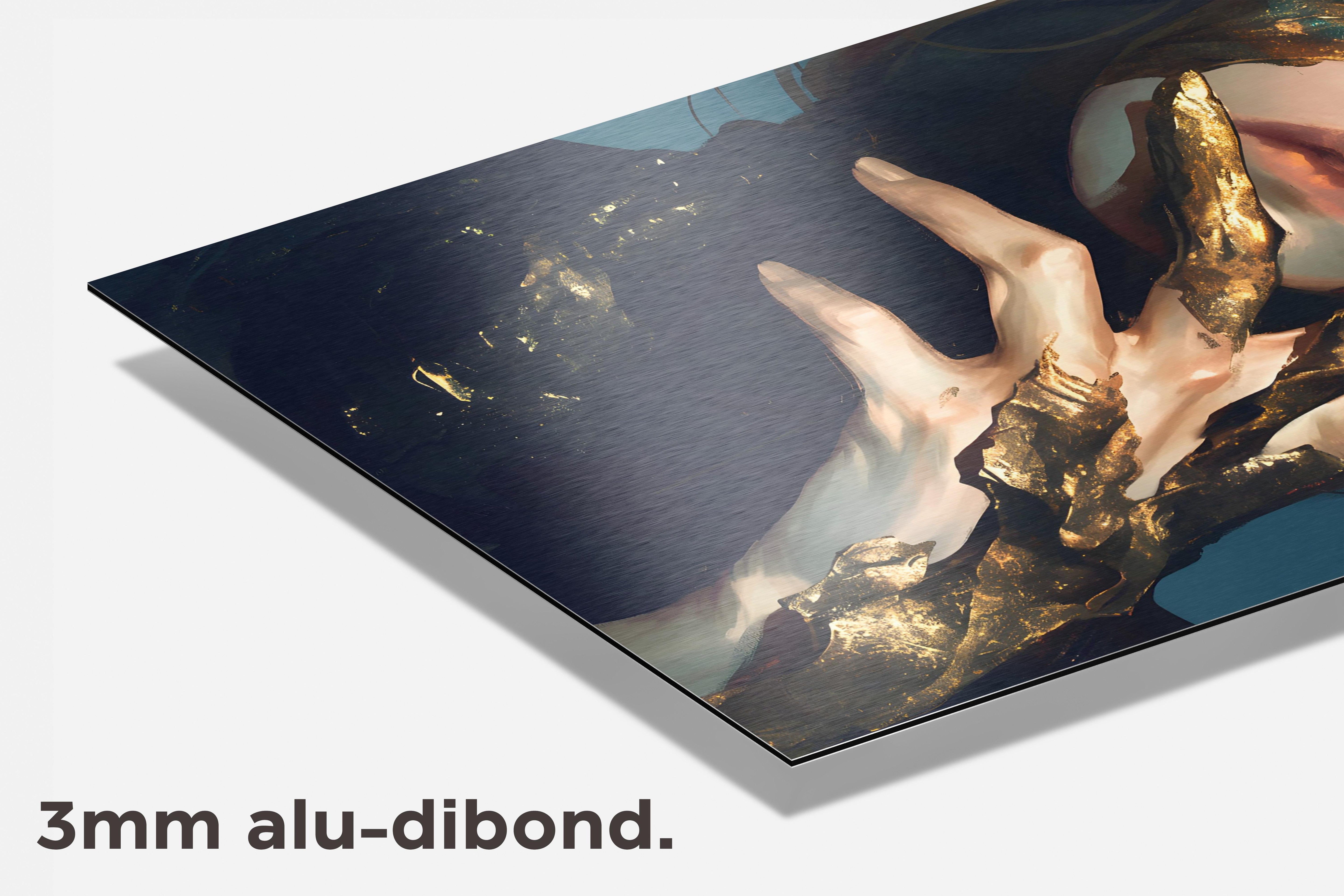 Gouden Touch dibond detail
