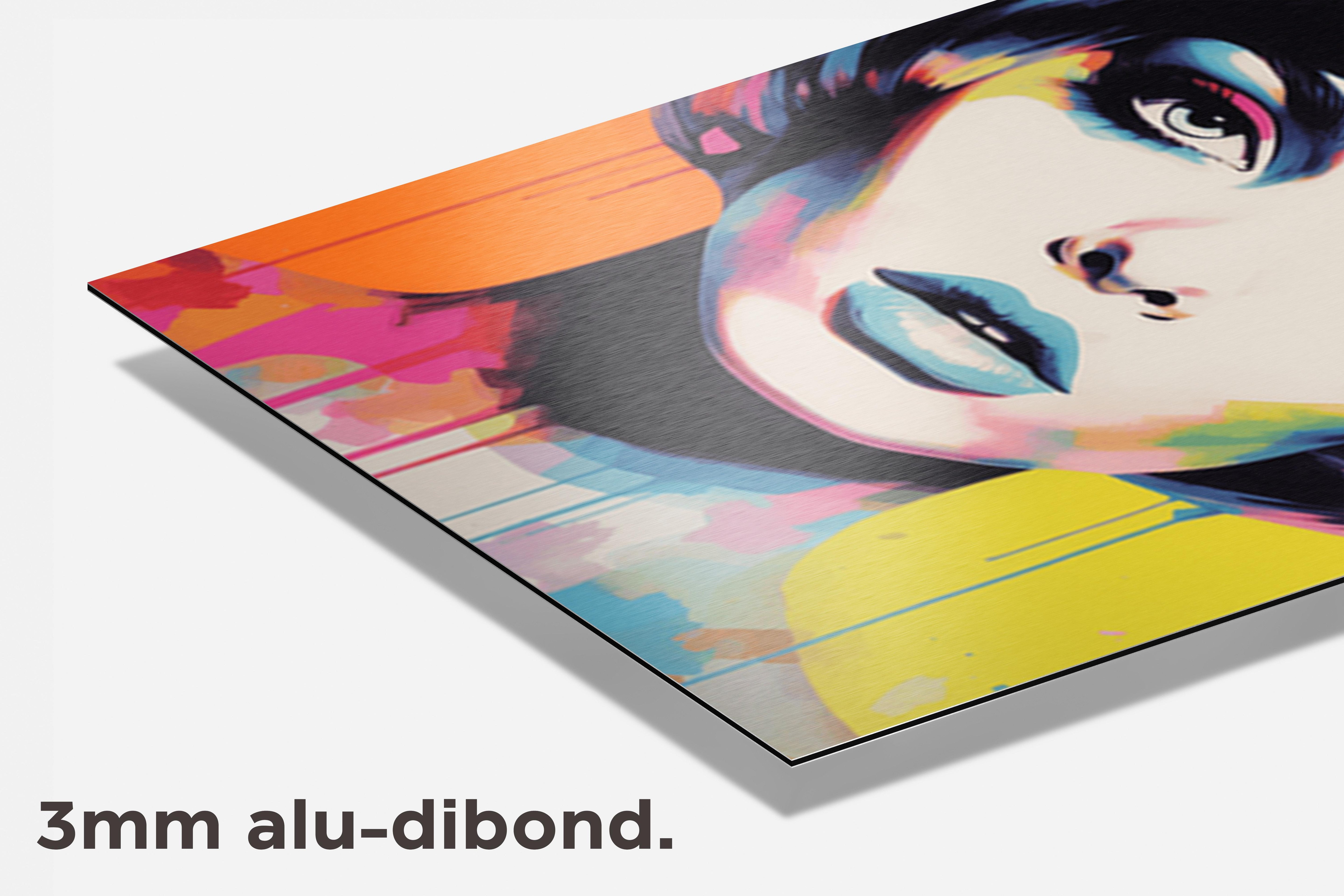 70's Pop Art dibond detail