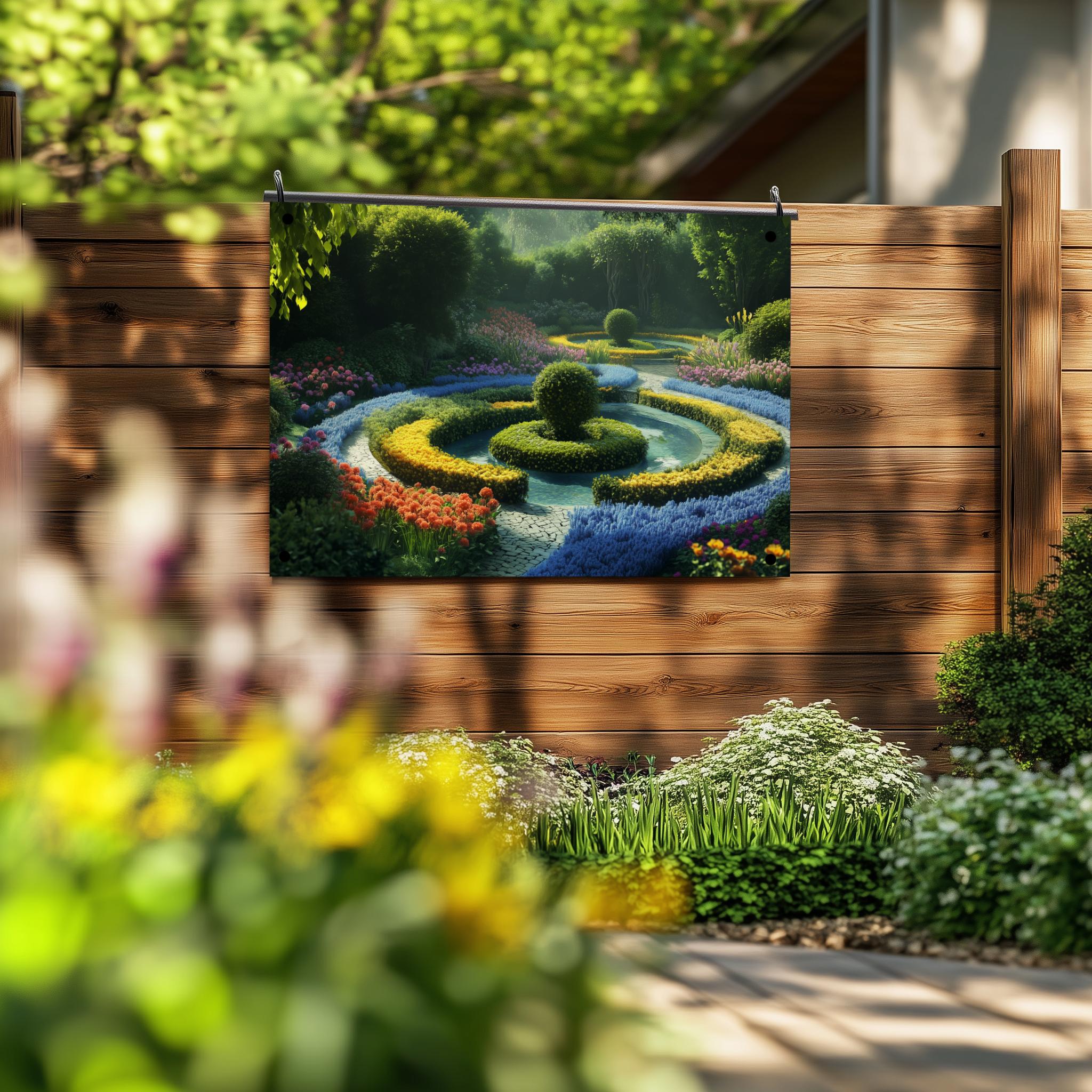 Tuinposter Doolhof sfeerbeeld 2