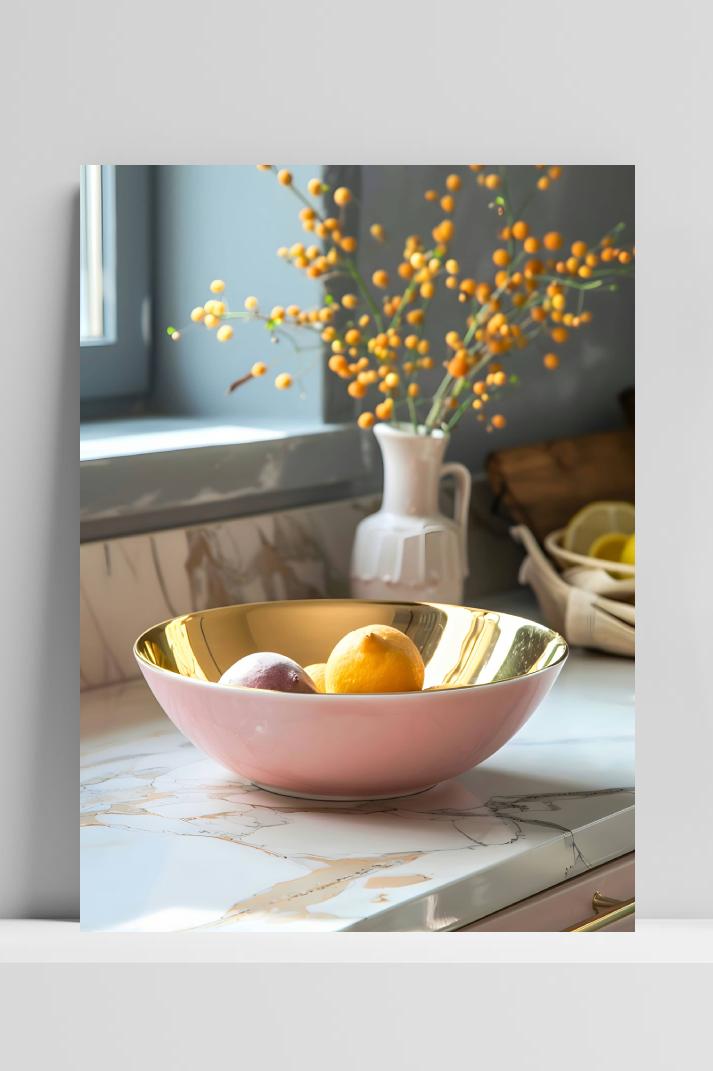 Fruit Kom op 3mm aluminium dibond