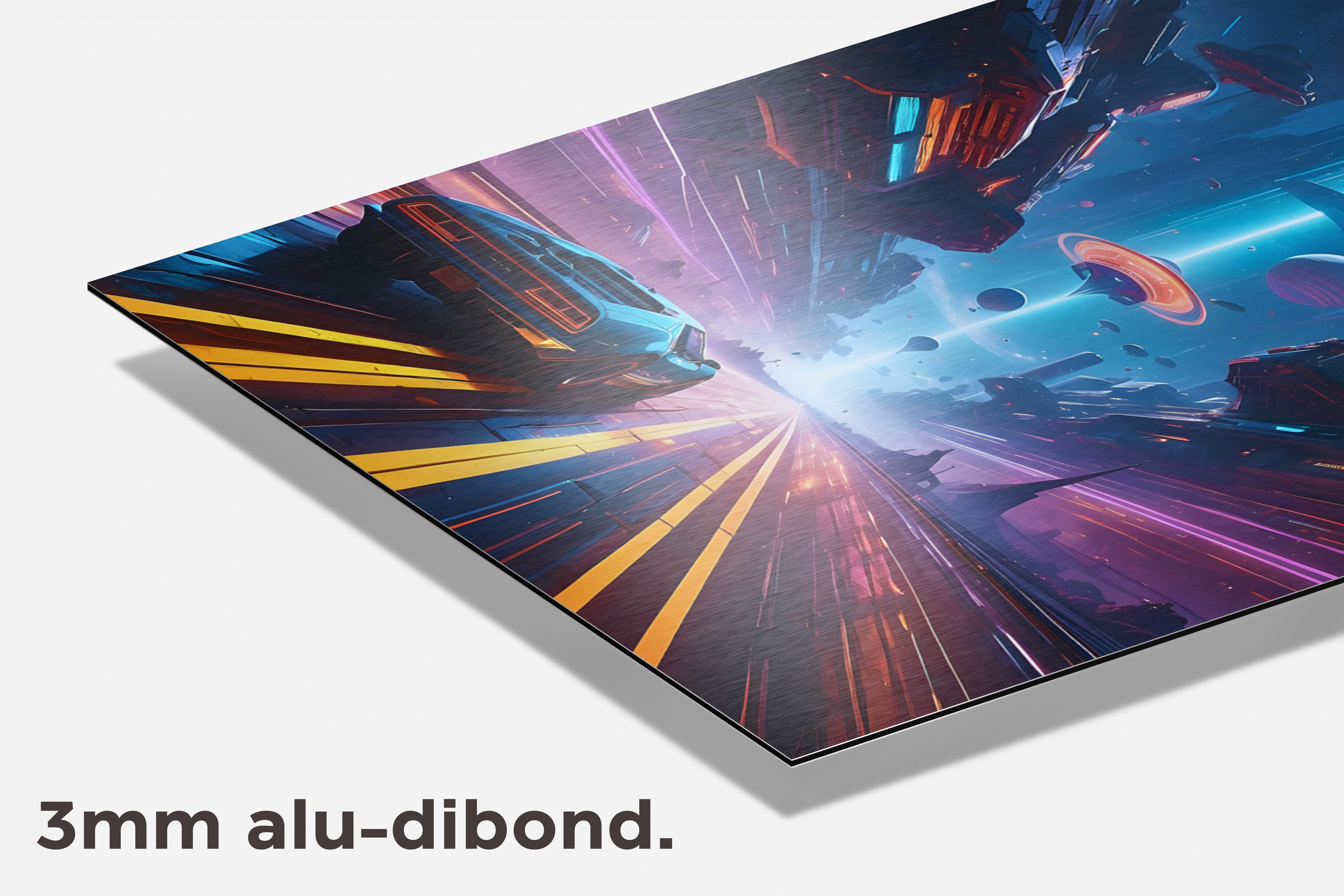 Terug naar de toekomst dibond detail