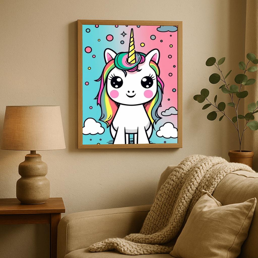 Unicorn Drawing poster sfeerbeeld 2