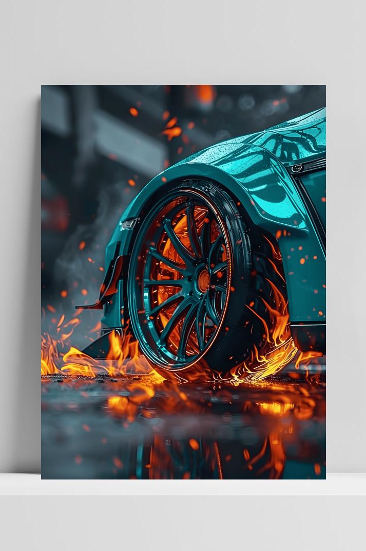 Velg In Brand op 3mm aluminium dibond