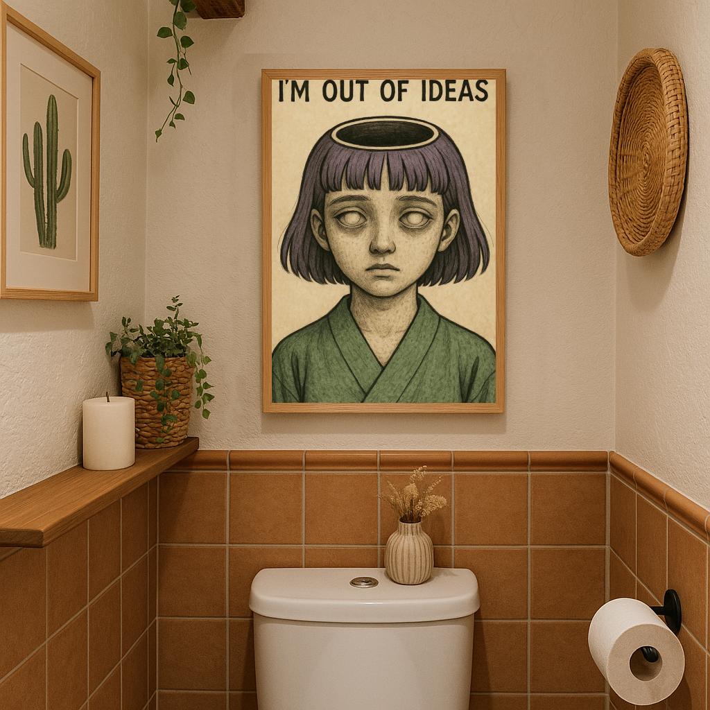 I'm Out Of Ideas Text poster sfeerbeeld 3