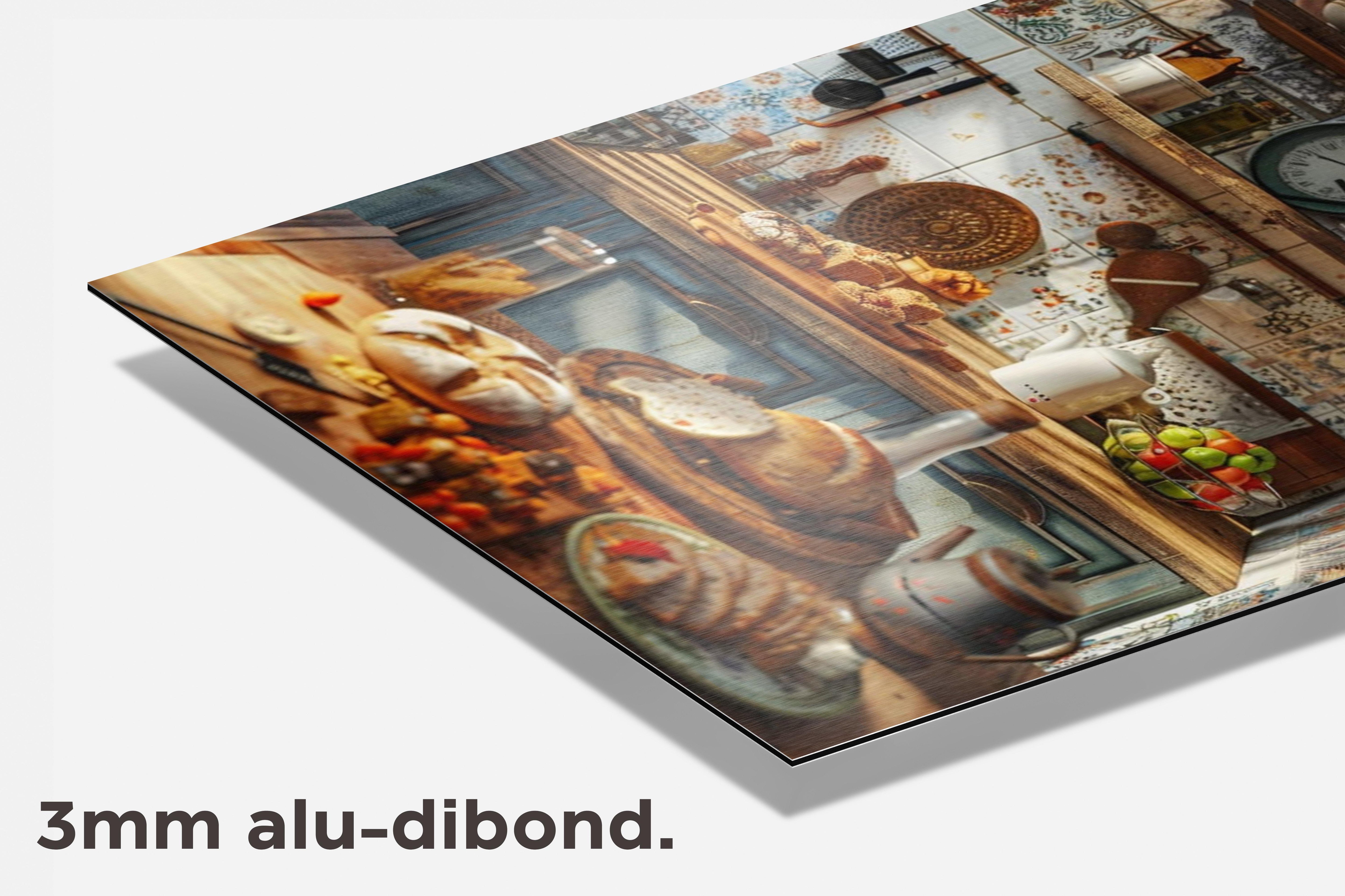 Huiselijke Keuken dibond detail