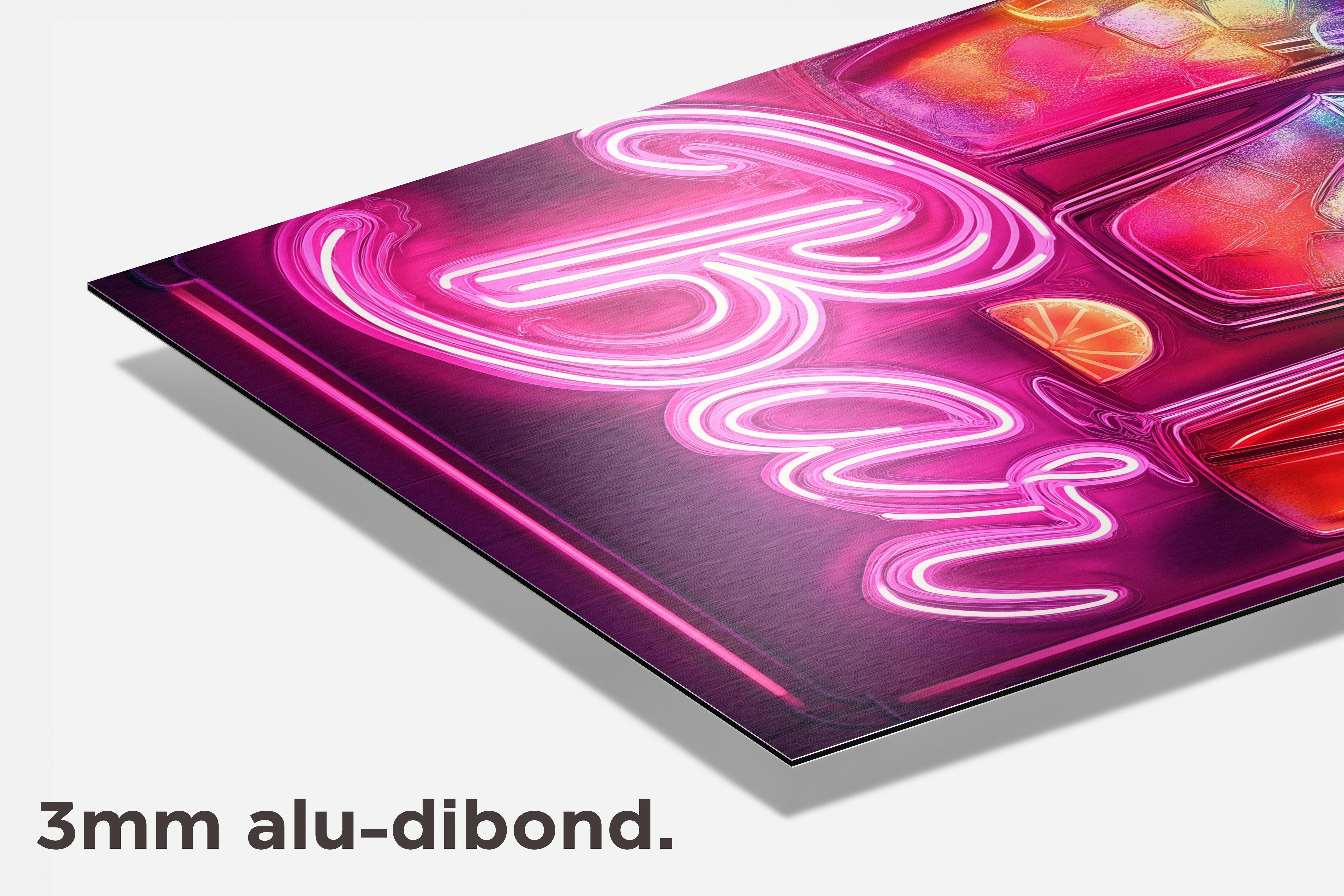 Bar dibond detail