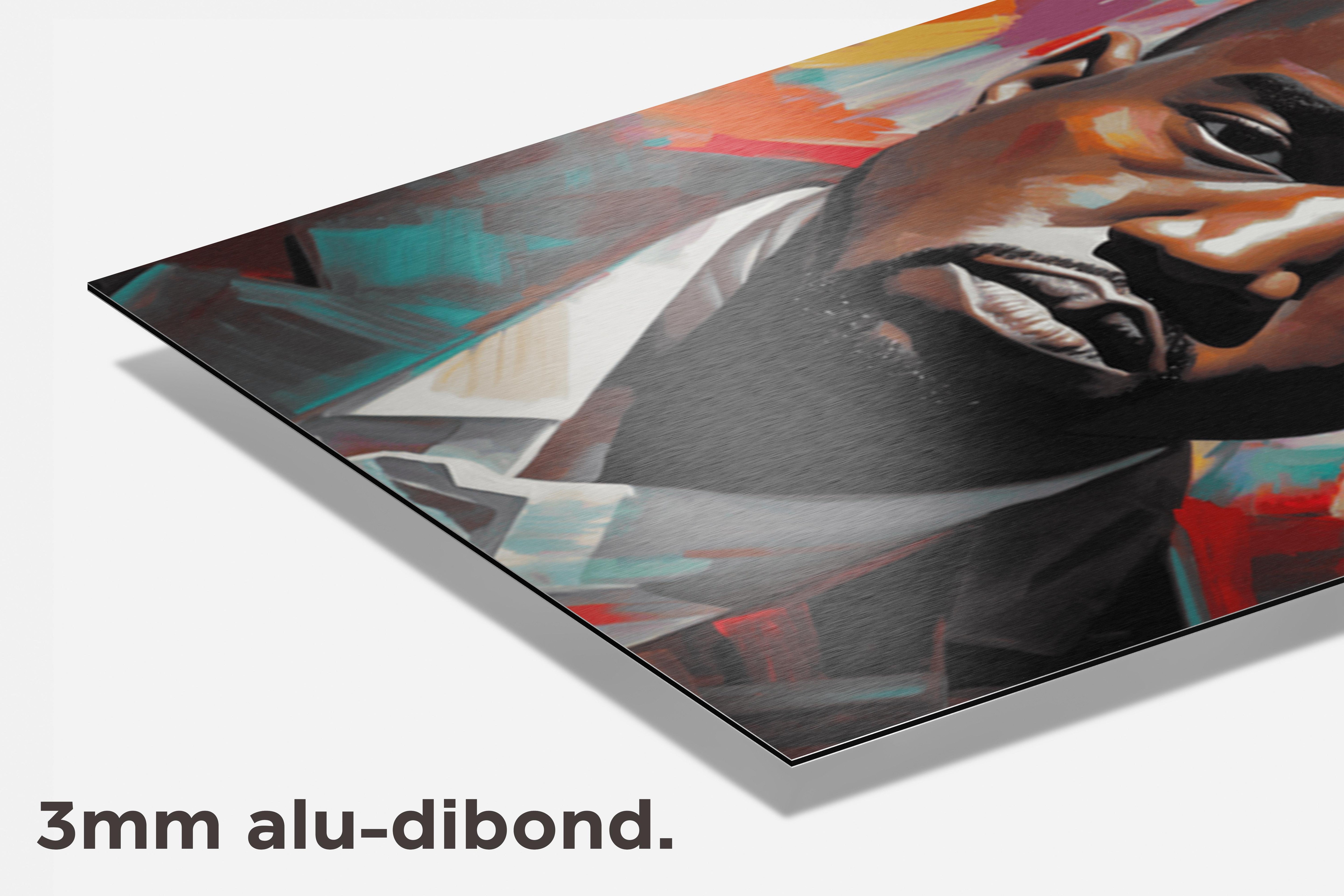 Kanye West dibond detail