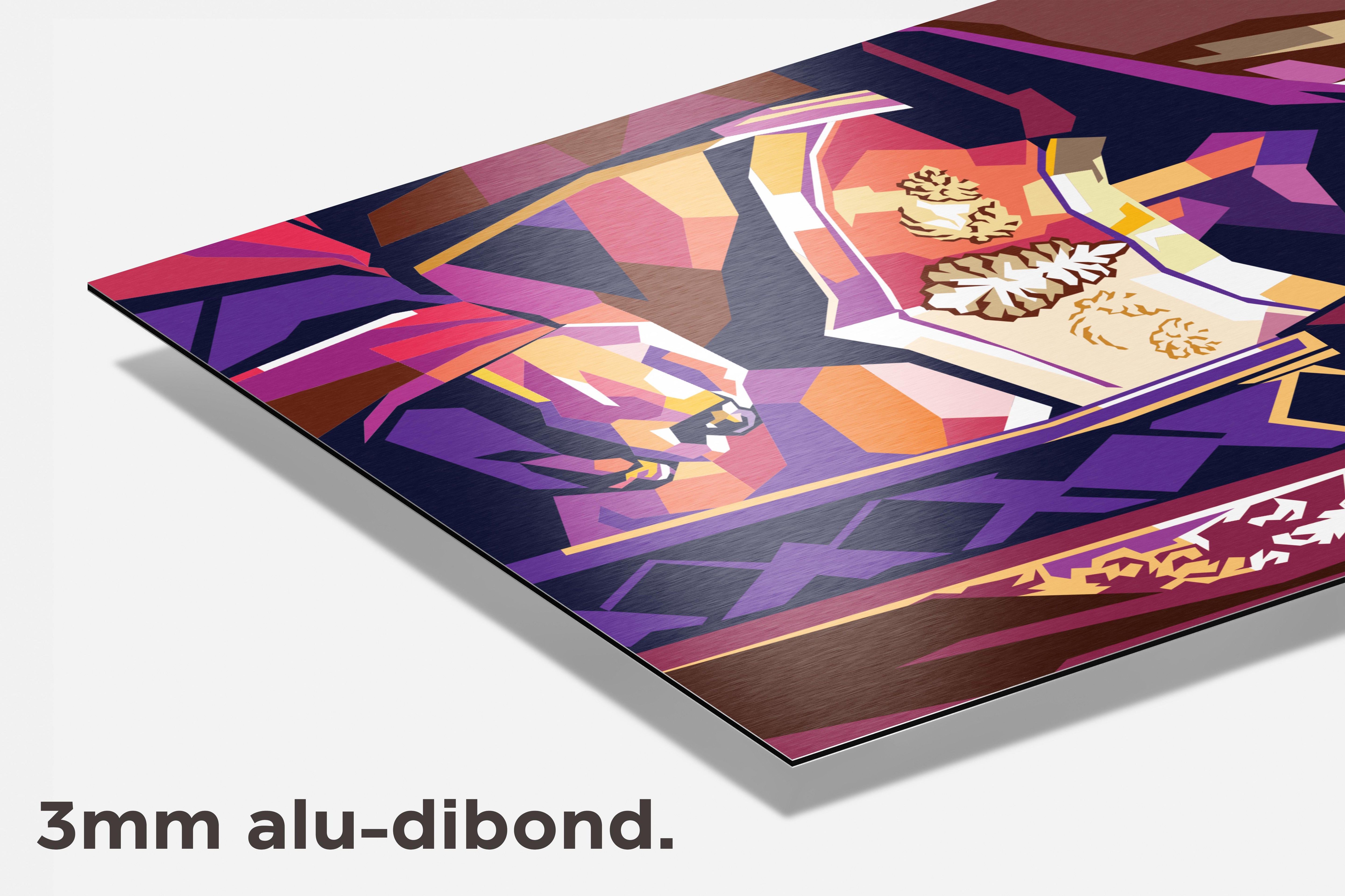 Tyson Fury dibond detail