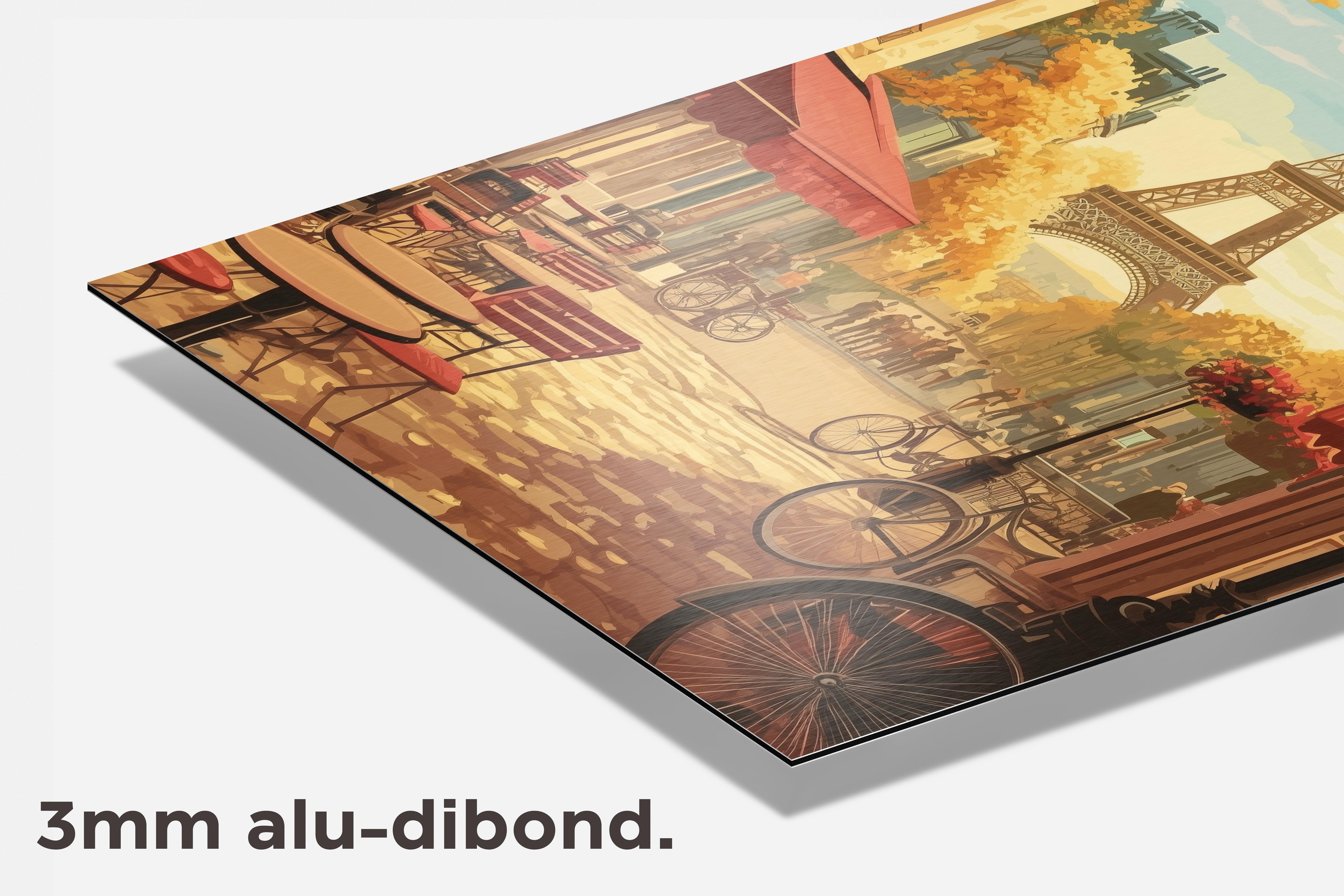 C'est La Vie dibond detail