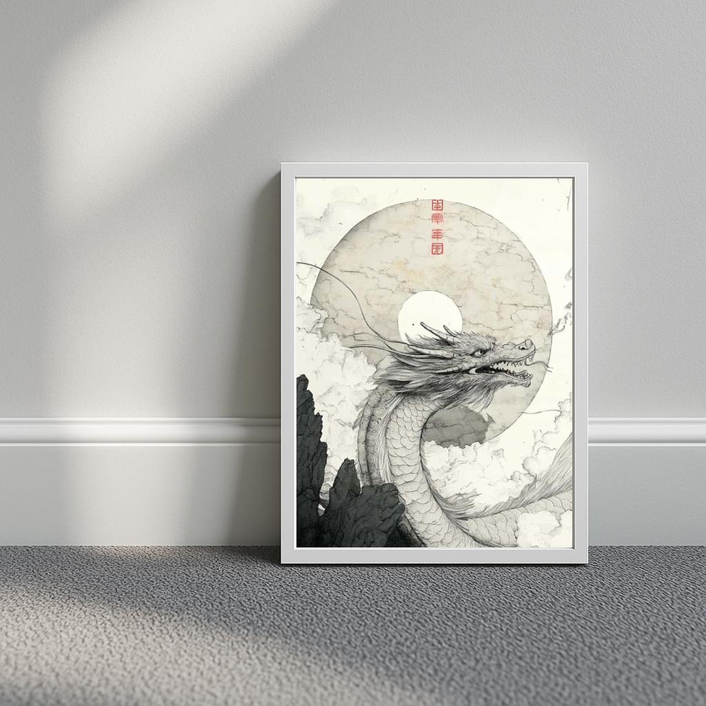 Dragon Vintage poster sfeerbeeld 3