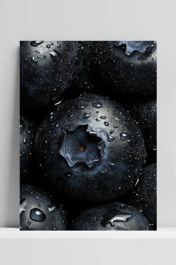 Blauwe Bes op 3mm aluminium dibond