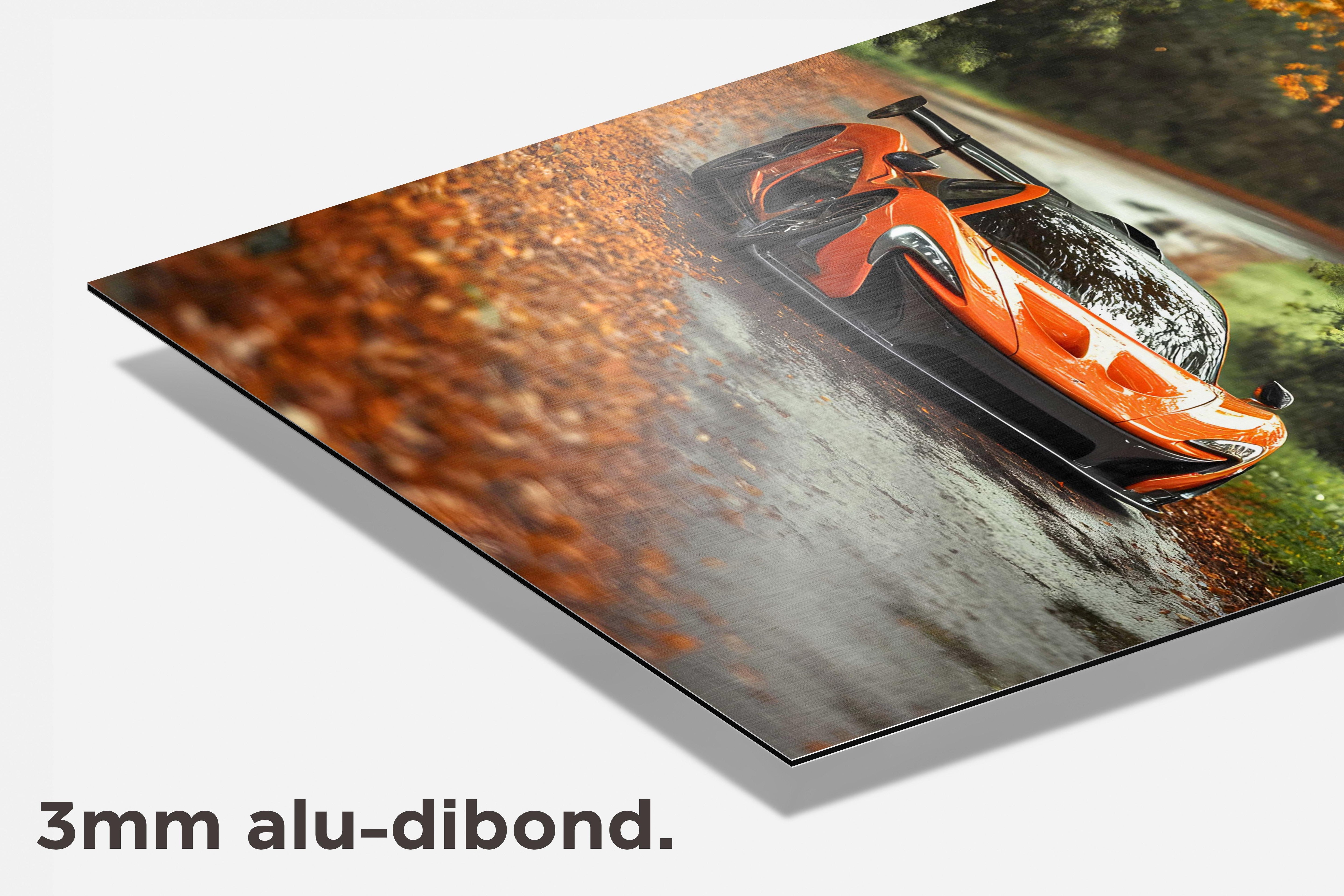 McClaren P1 dibond detail