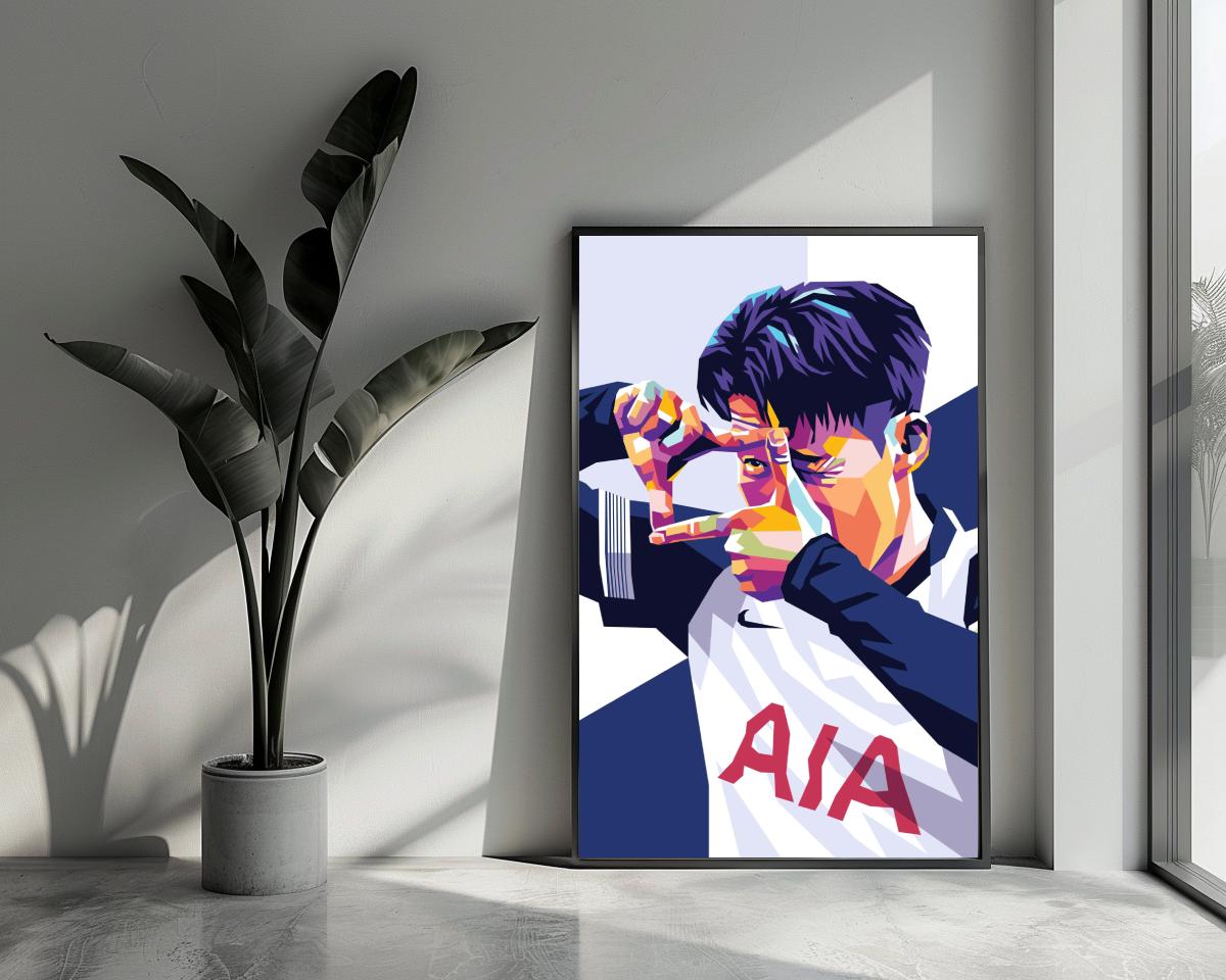 Son Heung-Min poster van 25 Artstreet