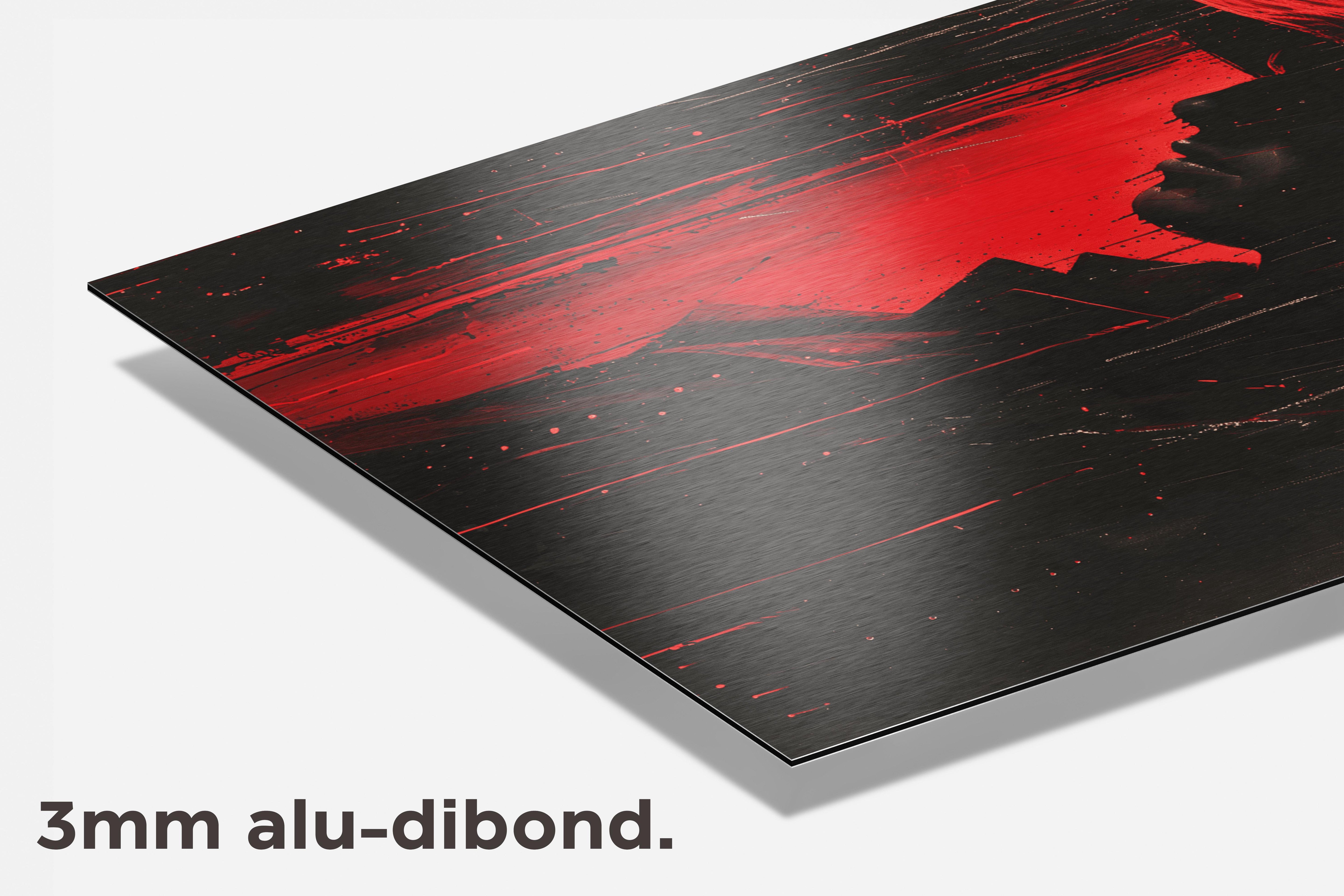 Regenman Rood dibond detail