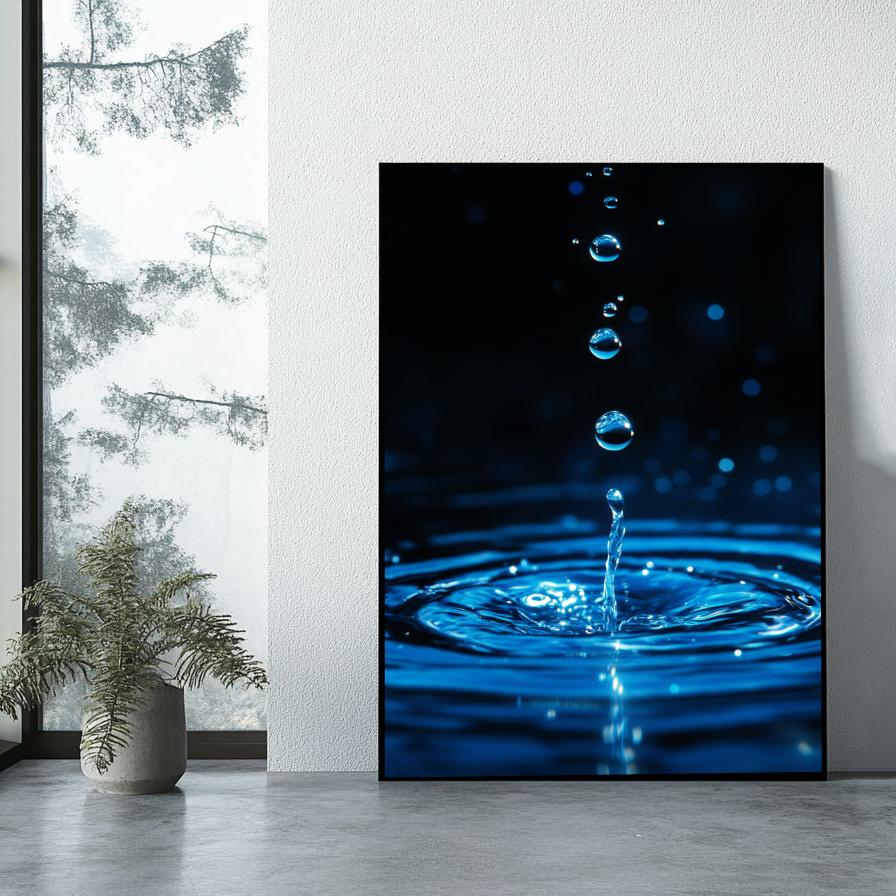 Water Droplet Ripple poster sfeerbeeld 1