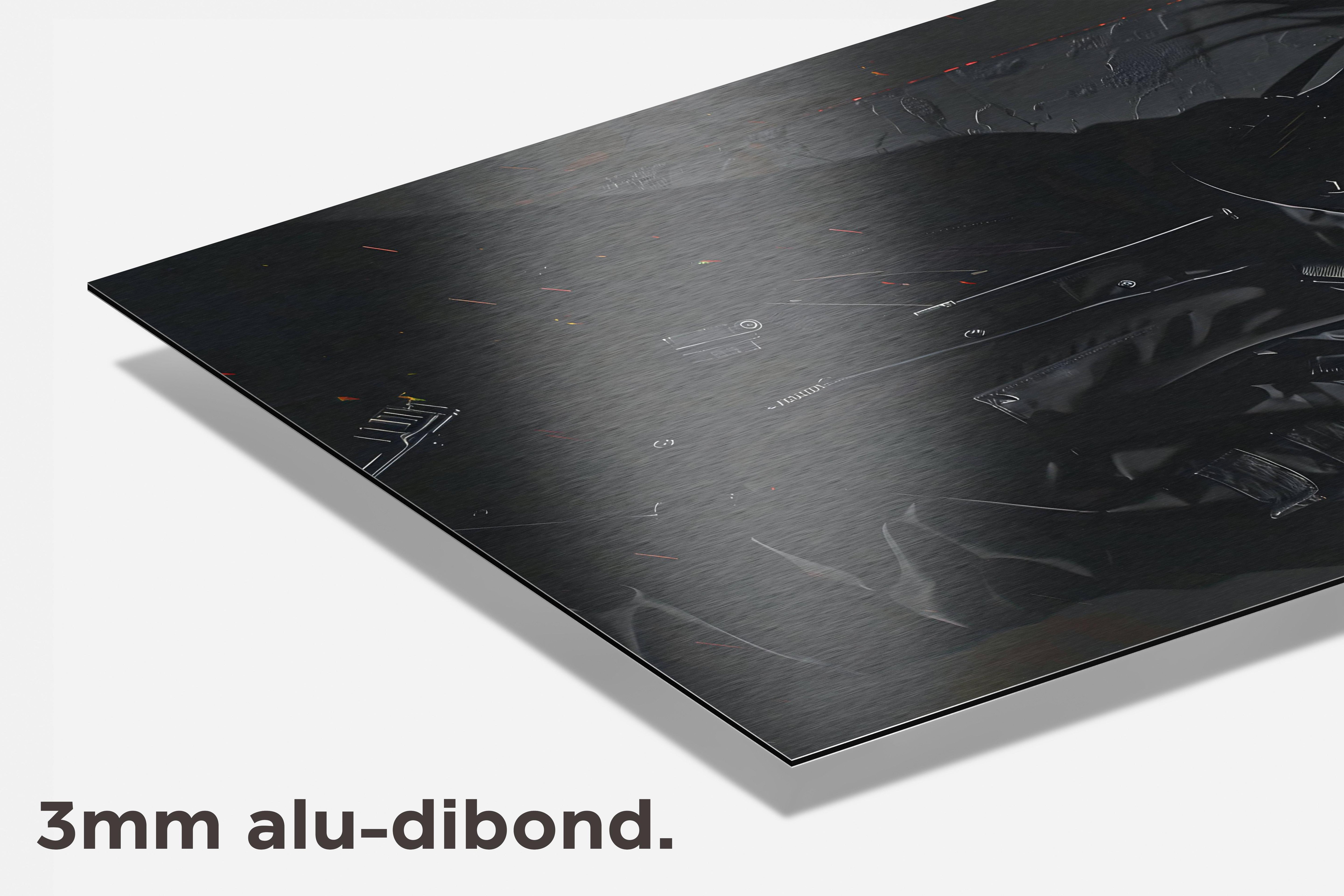 Sci-Fi Soldaat dibond detail
