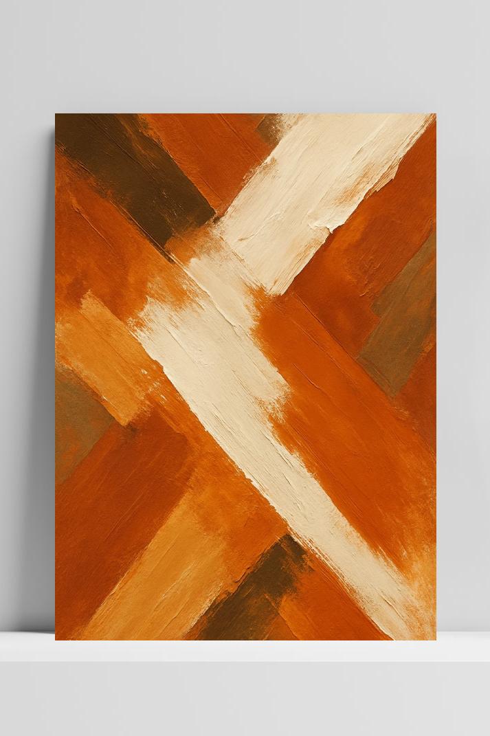 Abstract Art Painting Textured op 3mm aluminium dibond