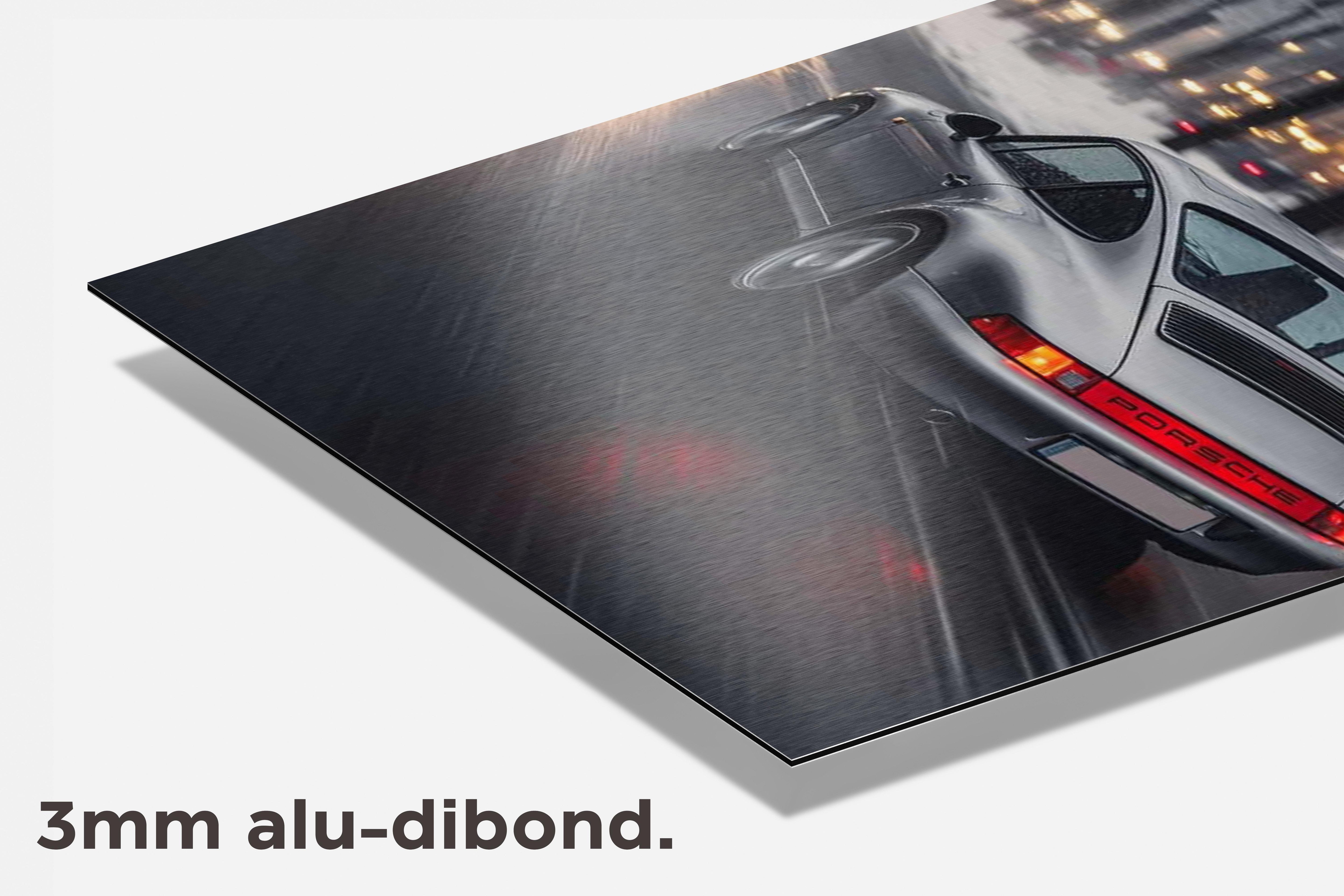 Porsche dibond detail