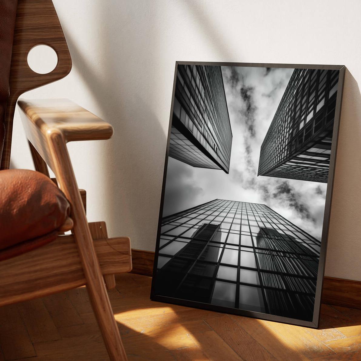 Buildings B&W poster van 25 Artstreet