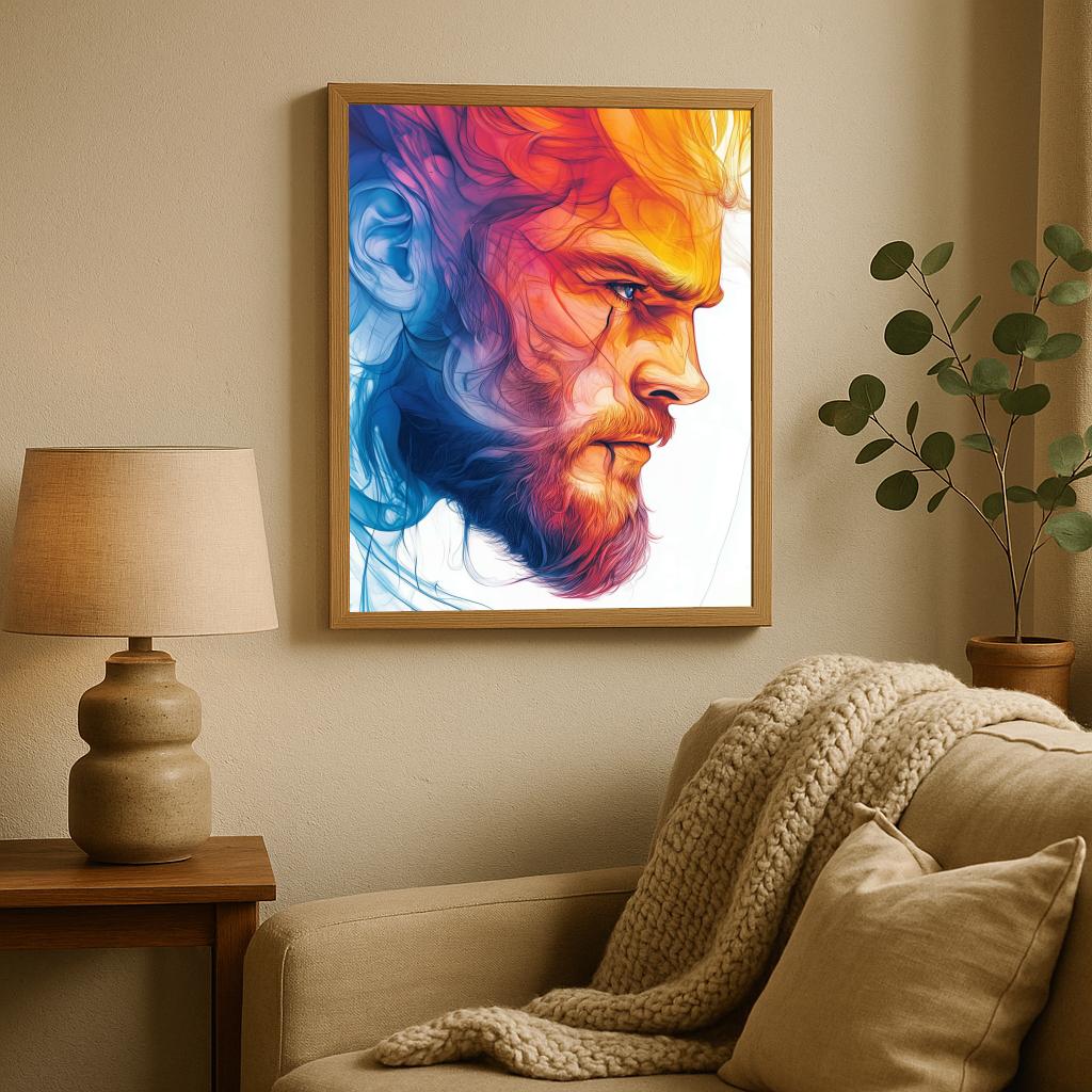 Thor Marvel Art poster sfeerbeeld 1