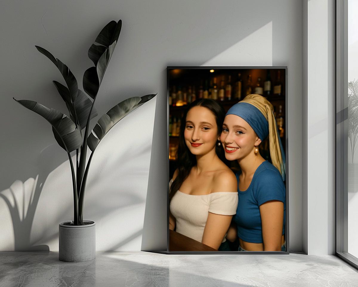Cosplay Mona Lisa Girl Pearl Earring poster van 25 Artstreet
