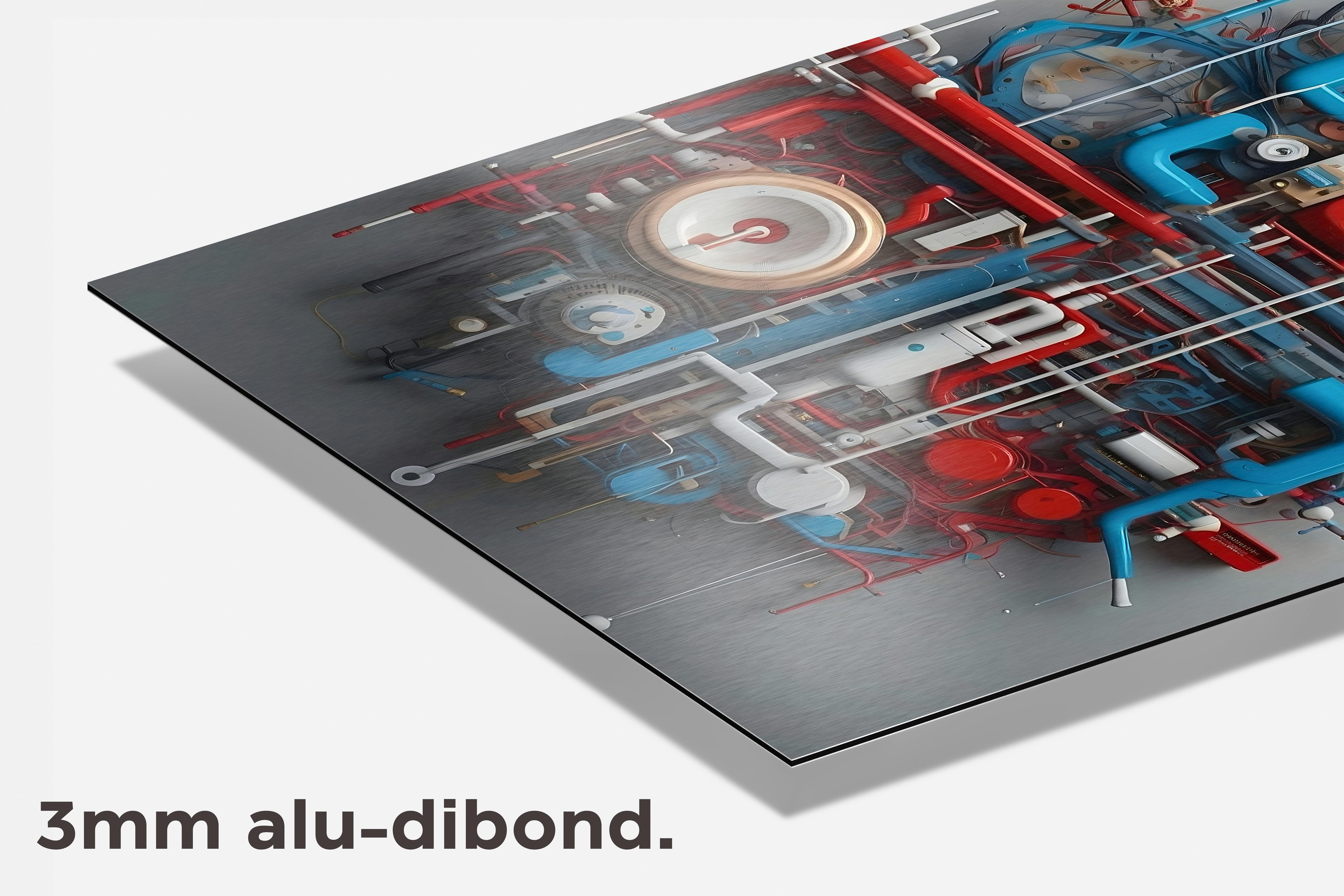 Techniek dibond detail