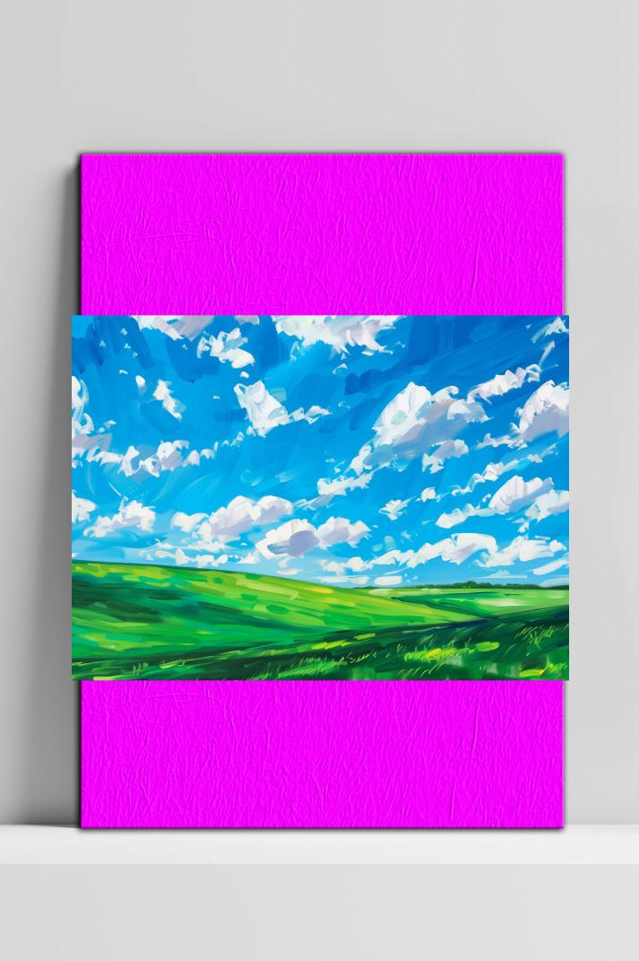 Windows Landschap op 3mm aluminium dibond