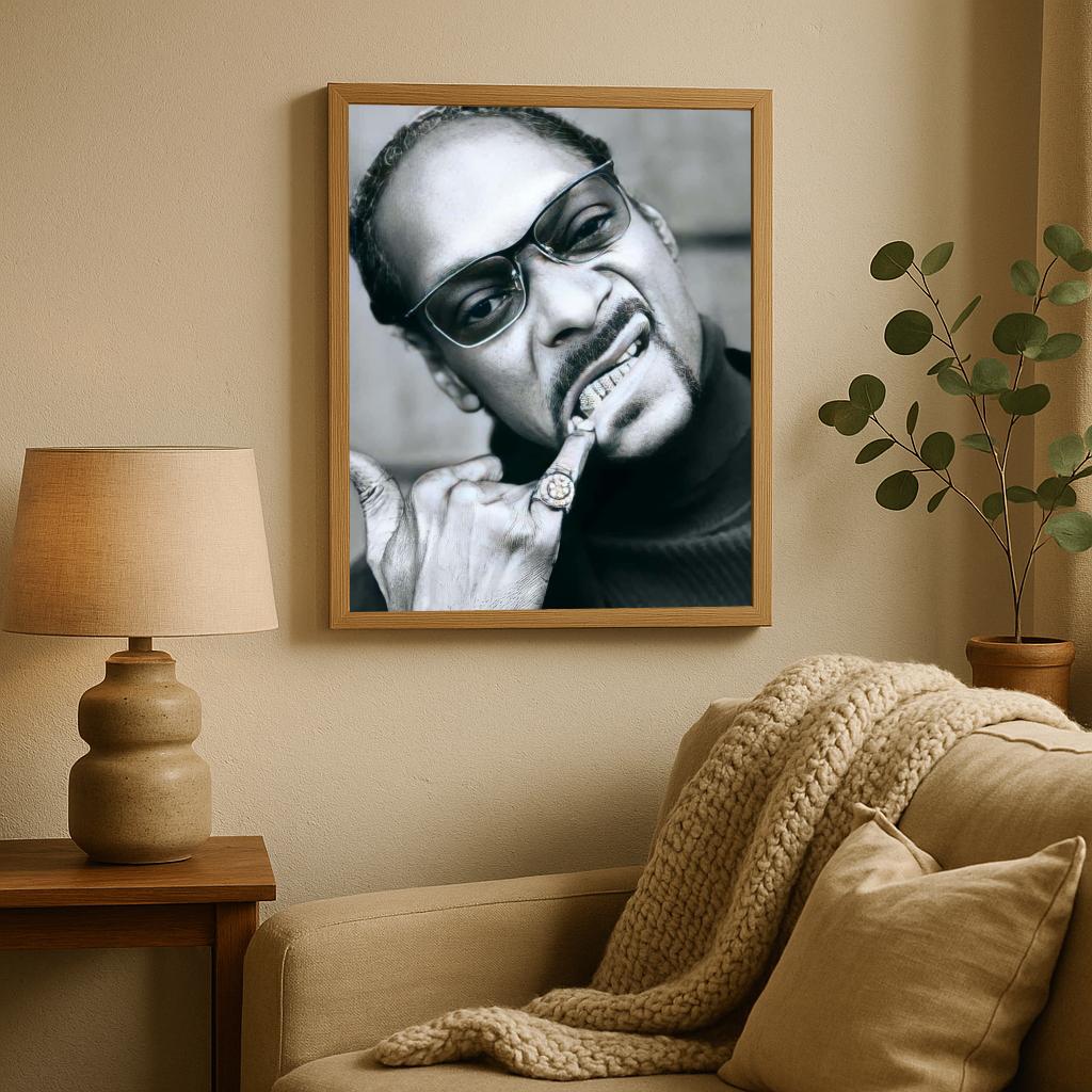 Snoop Dogg Grillz B&W poster sfeerbeeld 2