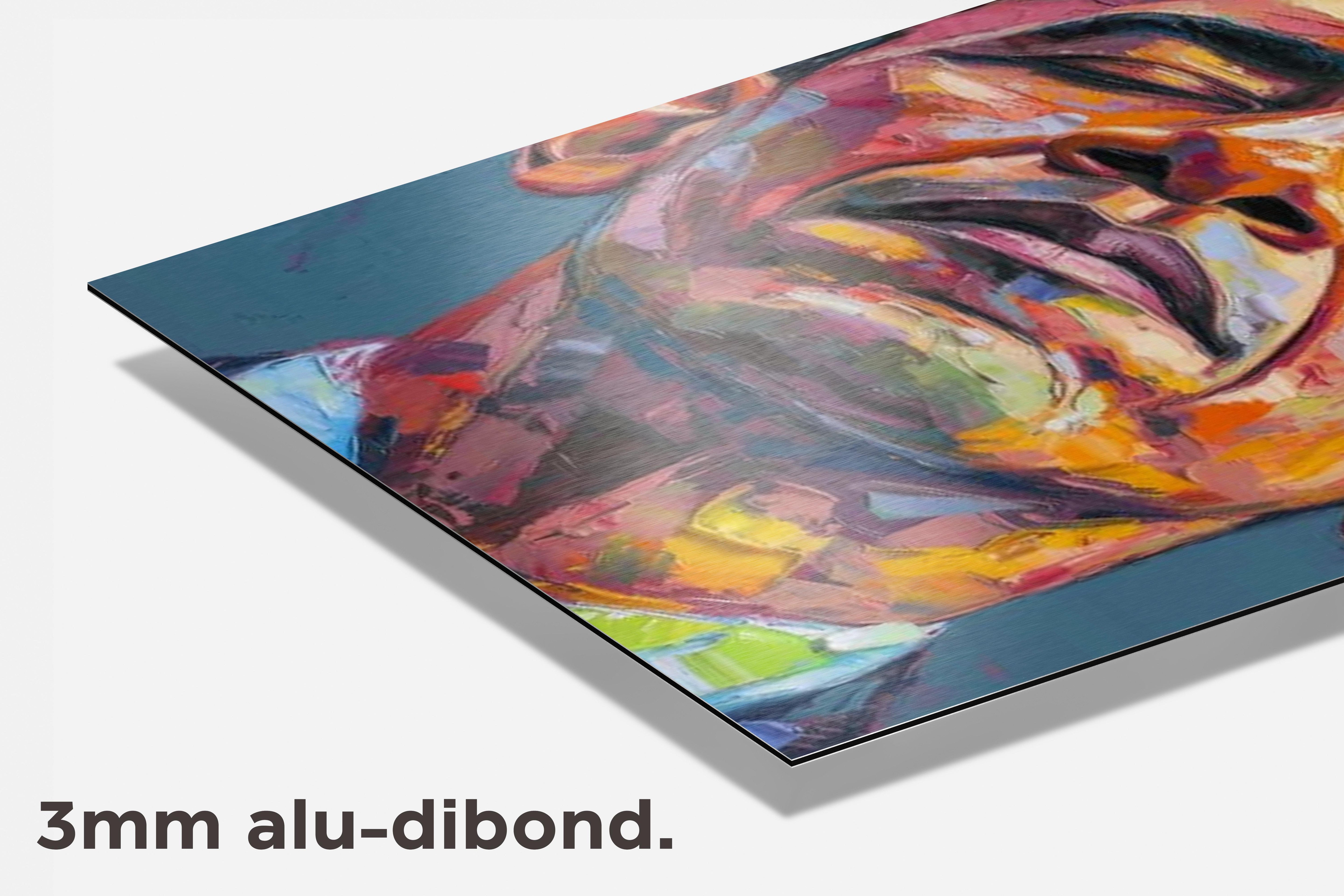 Barack Obama dibond detail
