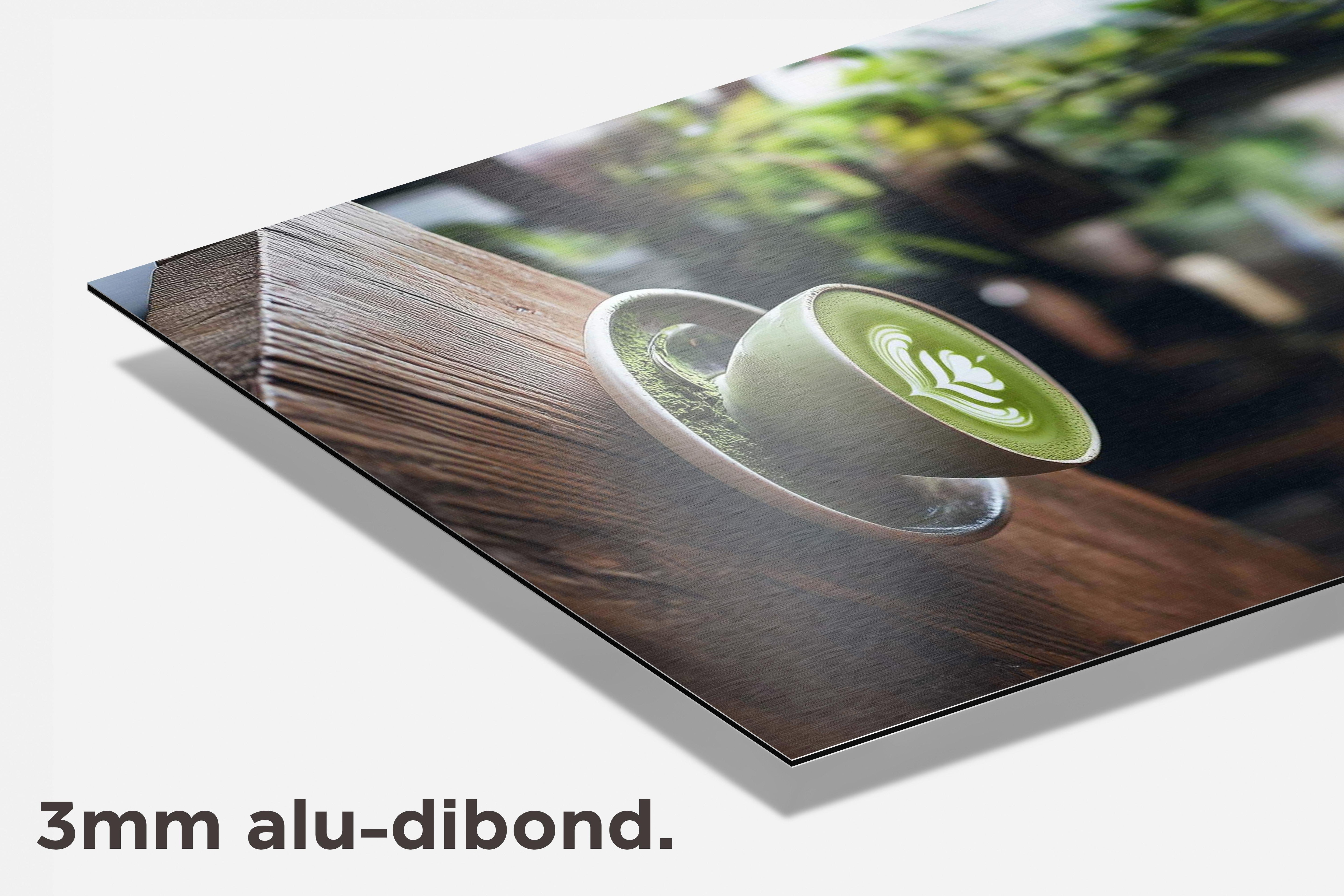 Matcha dibond detail