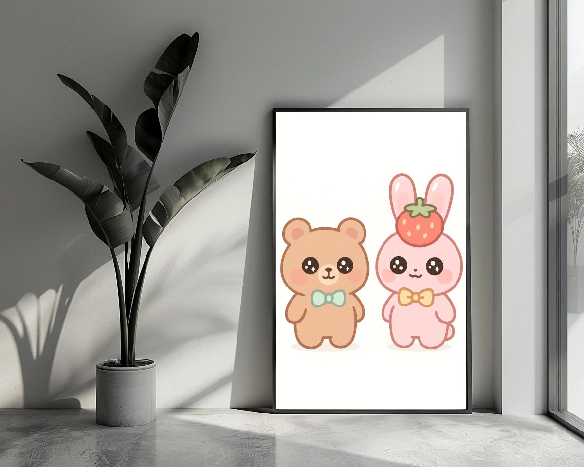 Bear Cartoon poster van 25 Artstreet