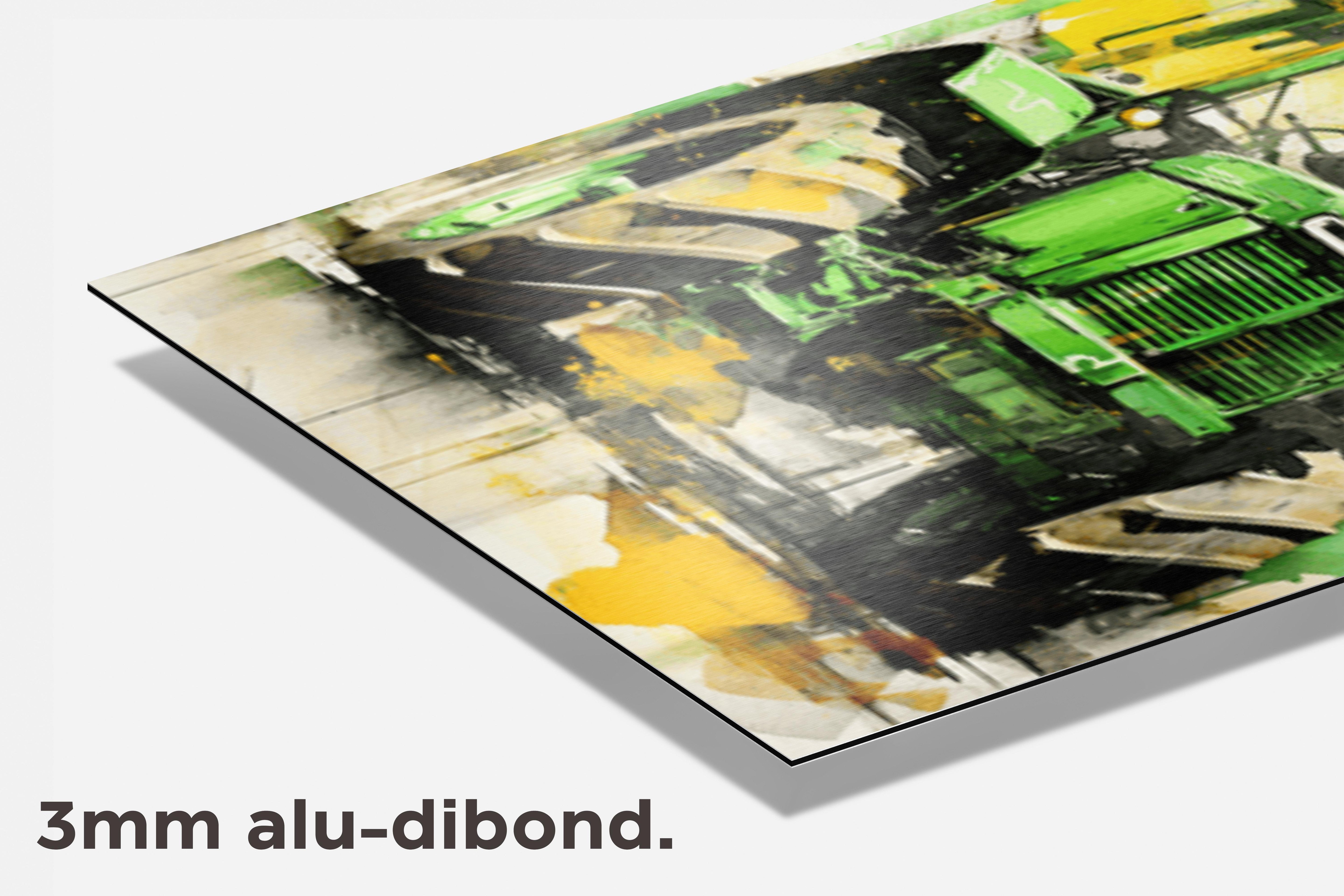 John Deere Trekker dibond detail